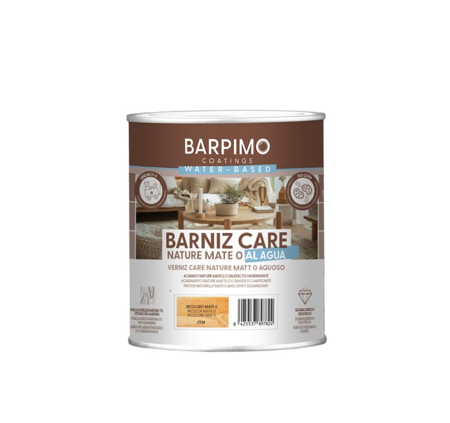 BARNIZ INTERIOR ACRÍLICO EXTRA MATE BARPIMO 750ML INCOLORO - 1