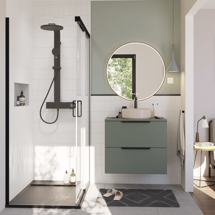 Panel lateral de puerta de ducha corrediza Neo Sensea