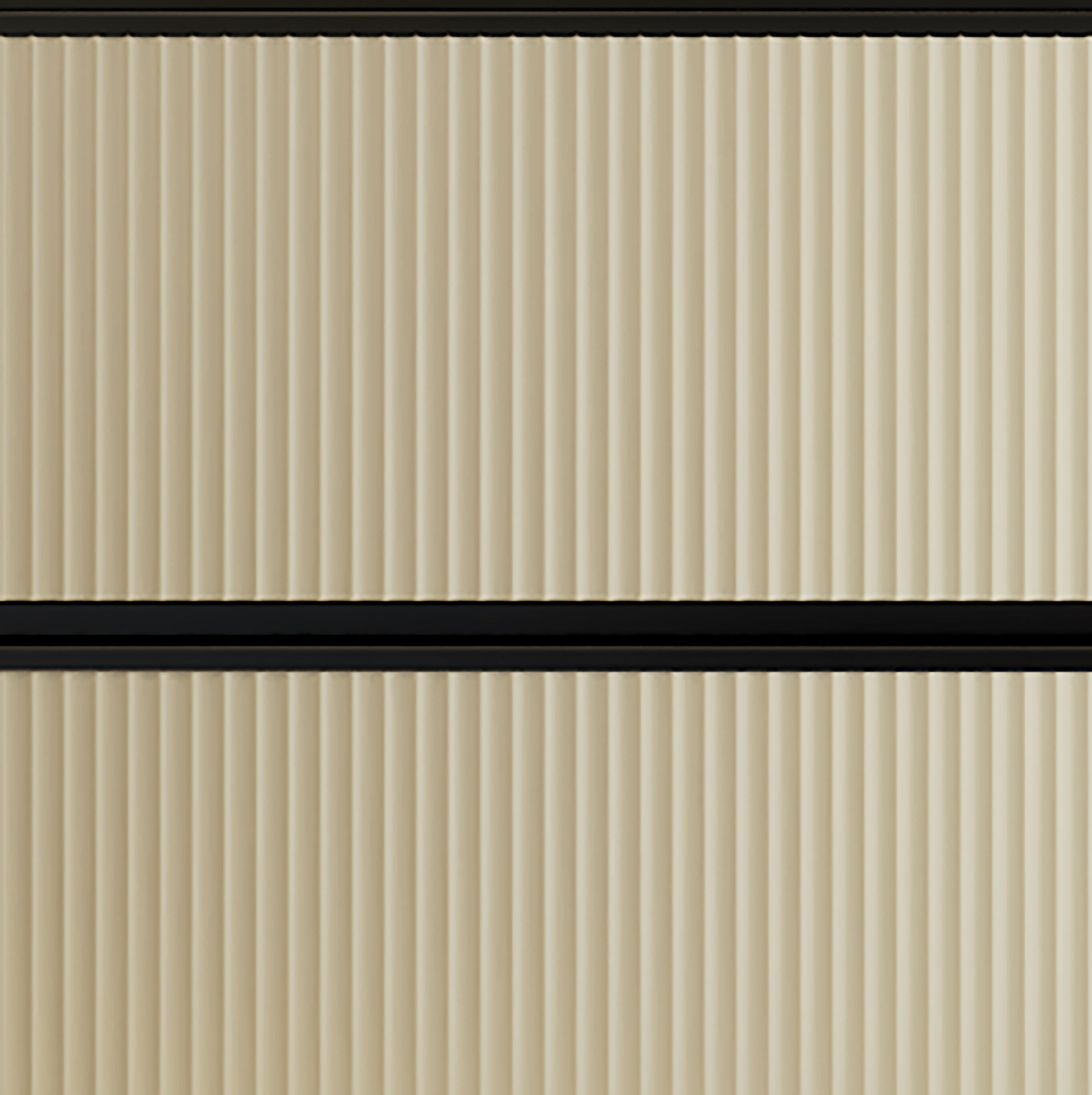 Mobile da bagno sospeso sotto lavabo L 60 x H 58 x P 48.1 cm beige laccato opaco, 2 cassetti SENSEA Studio - 5