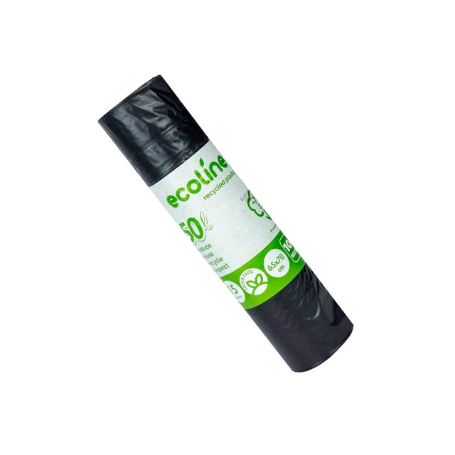 ROLO DE SACOS PARA LIXO FAPIL 50L 30MIC 15 UNIDADES