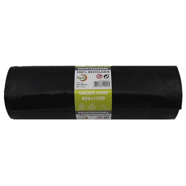 ROLO DE SACOS PARA LIXO FAPIL 120L 60MIC 10 UNIDADES