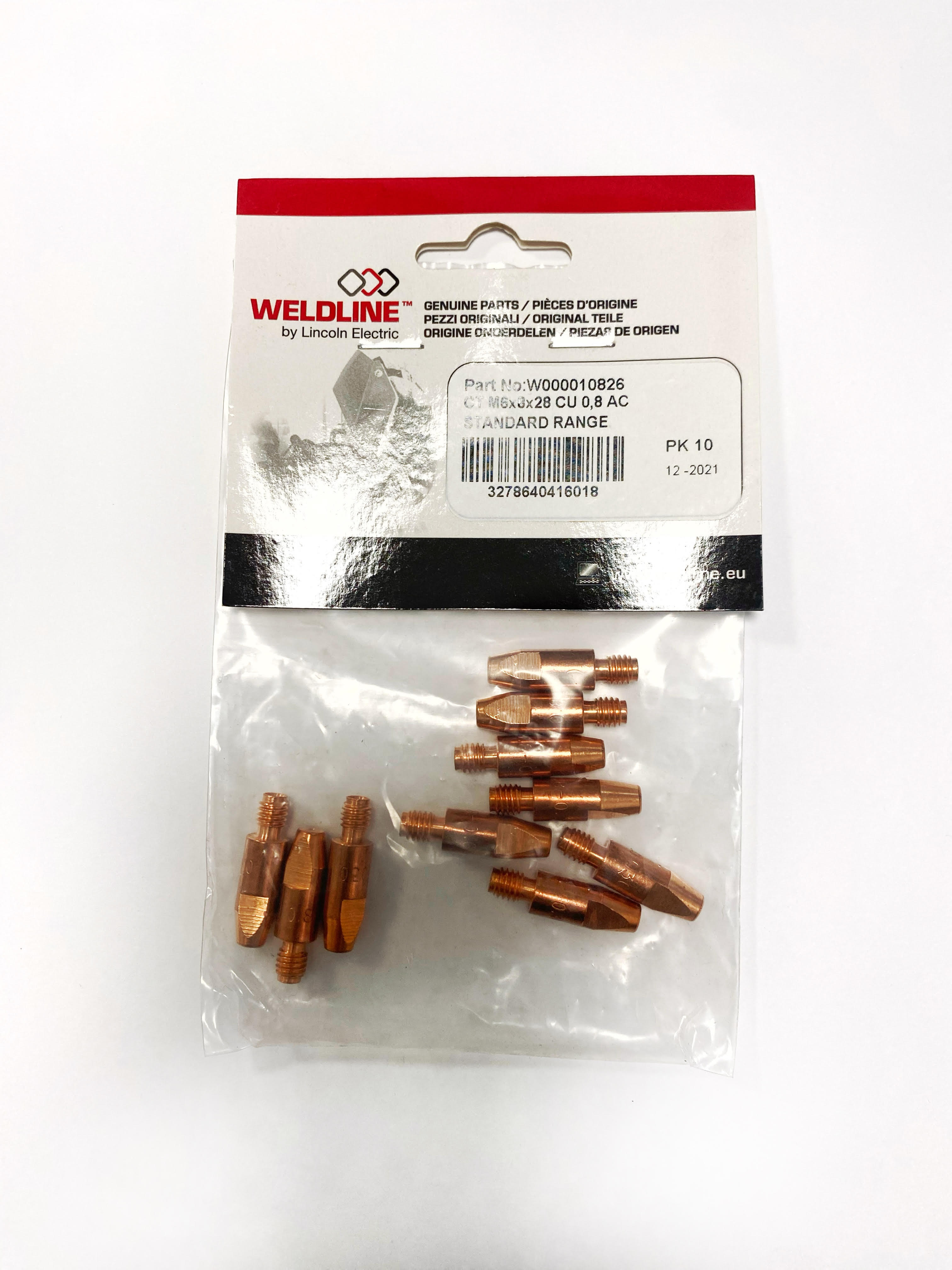 Boquillas de corriente m6 0.8mm para soldadura