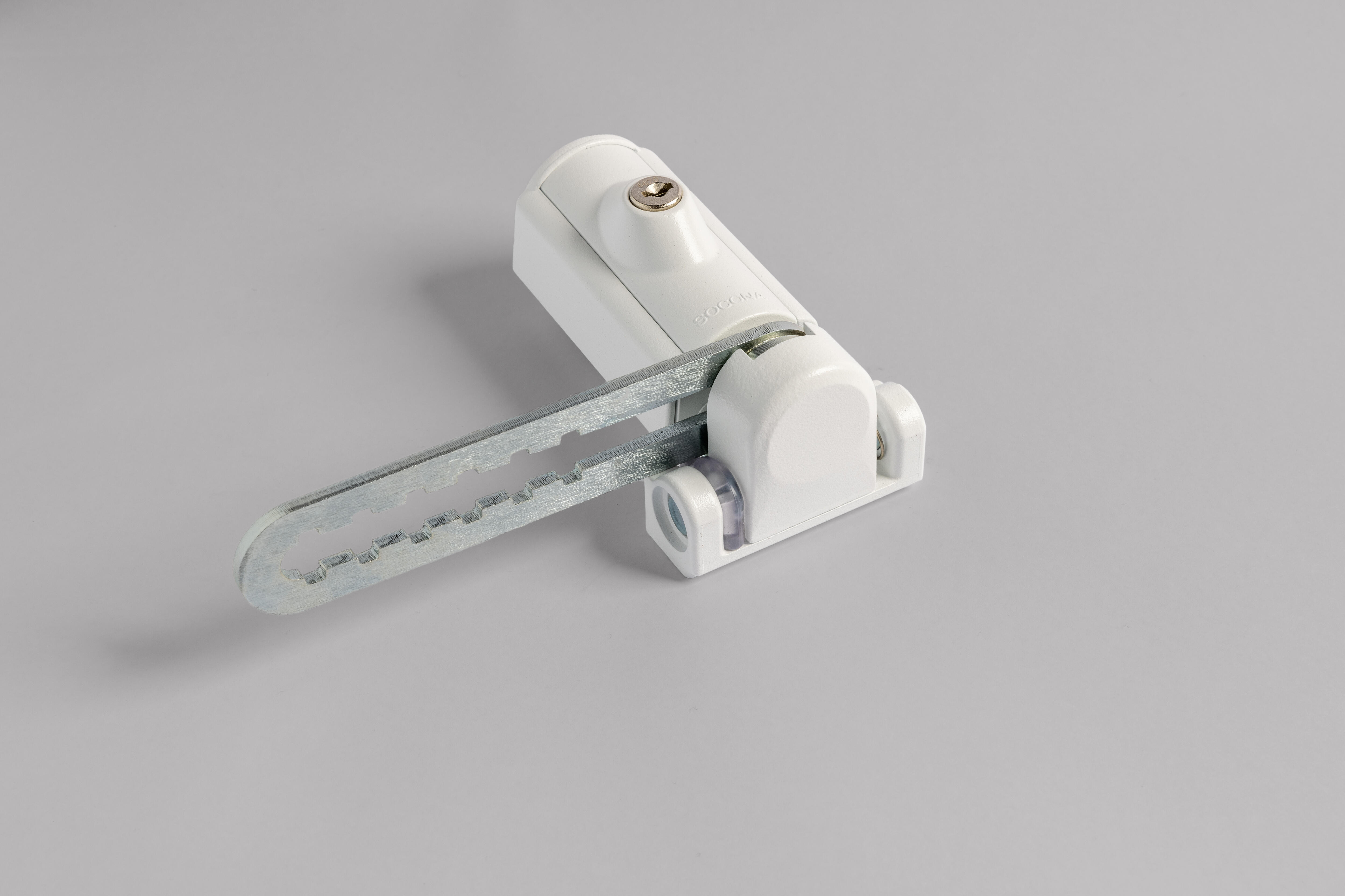 Entrebâilleur de fenêtre zamak blanc, SOCONA Blockair - tr6s - 3