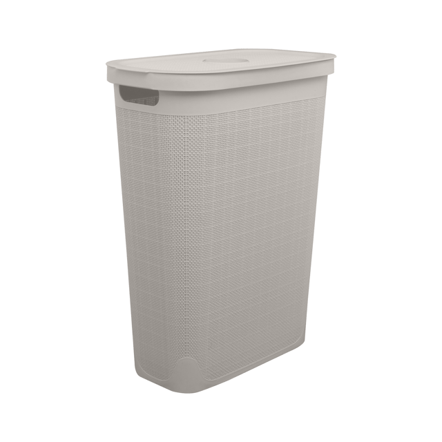 Cesta porta biancheria rettangolare in polipropilene crema SENSEA 40 l