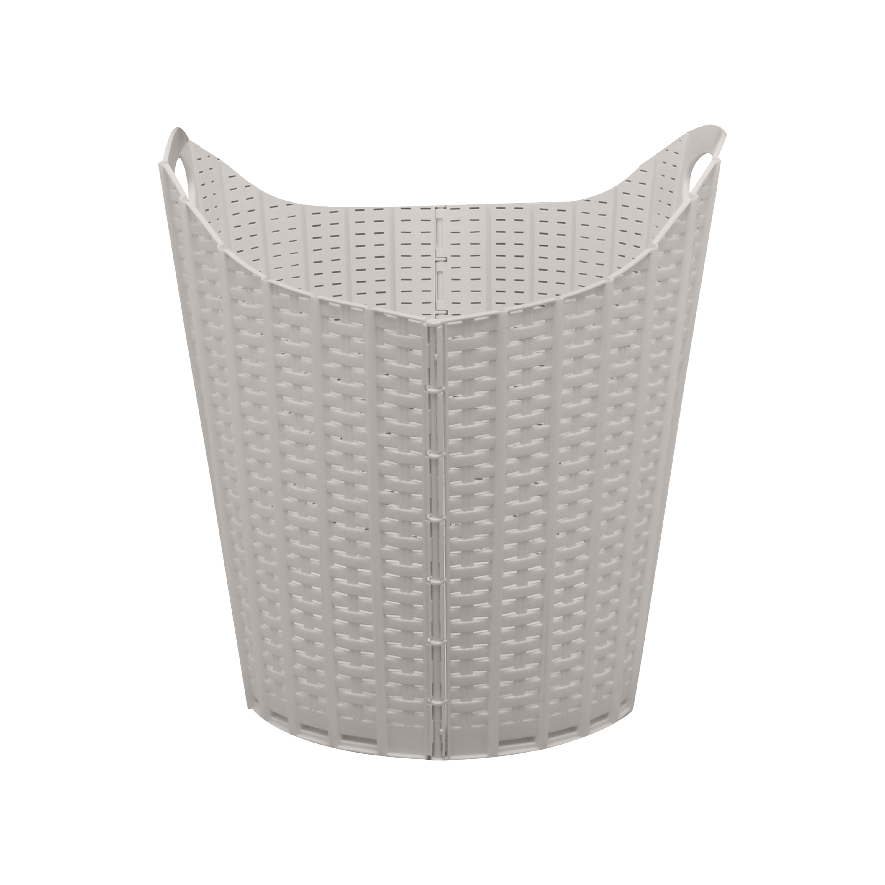 Cesto roupa dob 40 lt bege Sensea Linen - 2