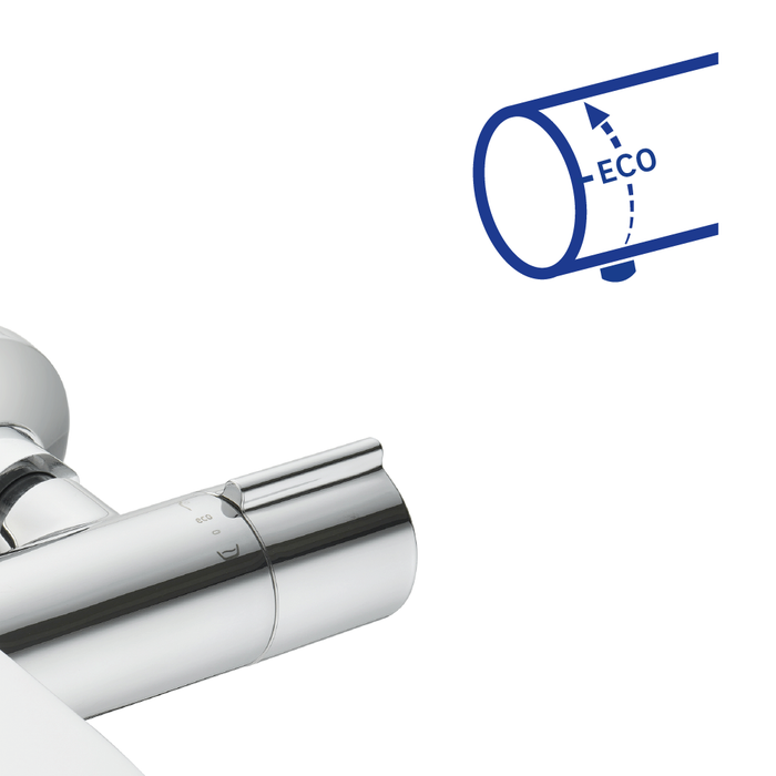 Sensea essential chrome bateria wannowa water eco