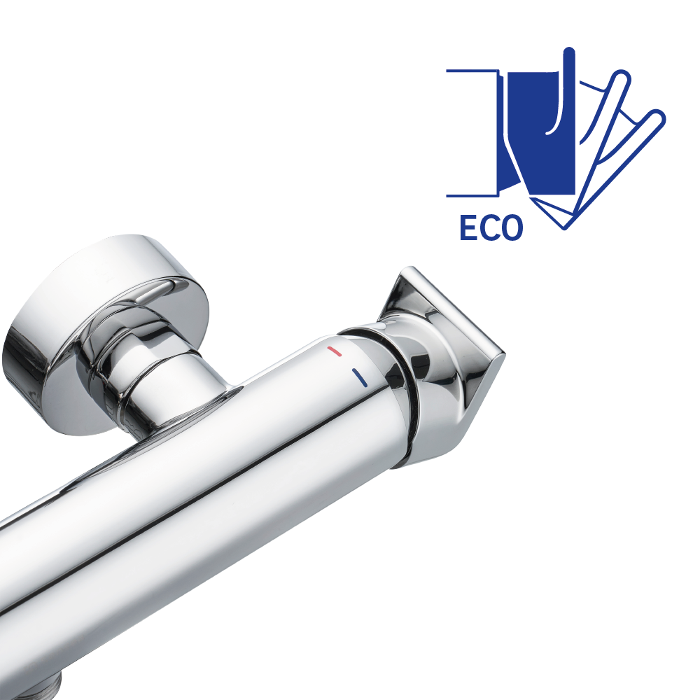 Mezclador de ducha Eco Water Cinta cromado Sensea - 1