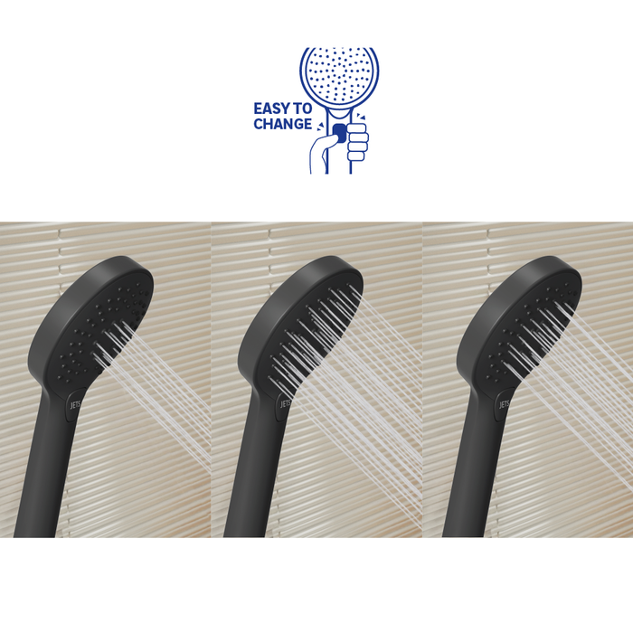 Chorros de ducha negros Sensea Icon