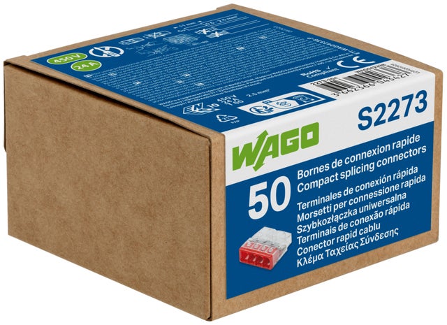 Borne de connexion 2273 5 entrées boite de 50 - WAGO