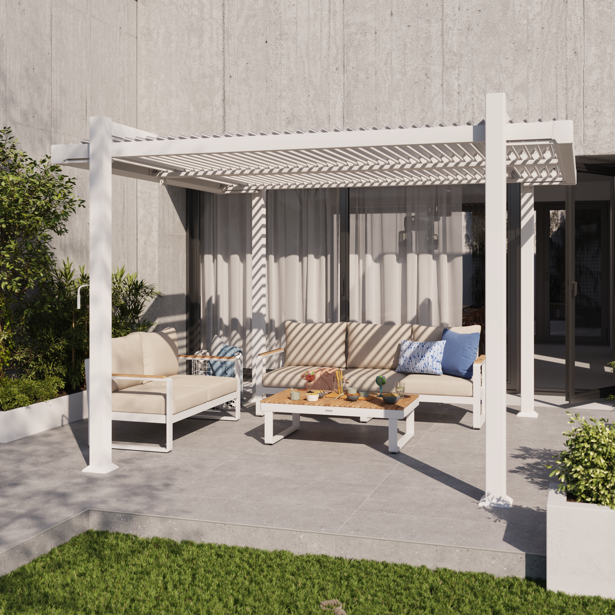 ambiance salon de jardin persea naterial  - 1