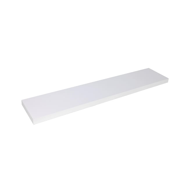 Mensola a muro SPACEO dritto in mdf L 115 x P 23.5 cm bianco