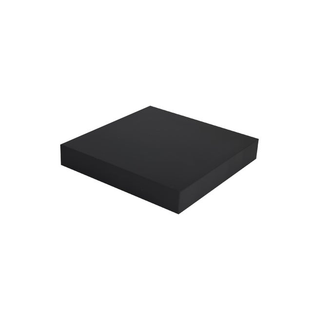 Mensola a muro SPACEO dritto in mdf L 23.5 x P 23.5 cm nero
