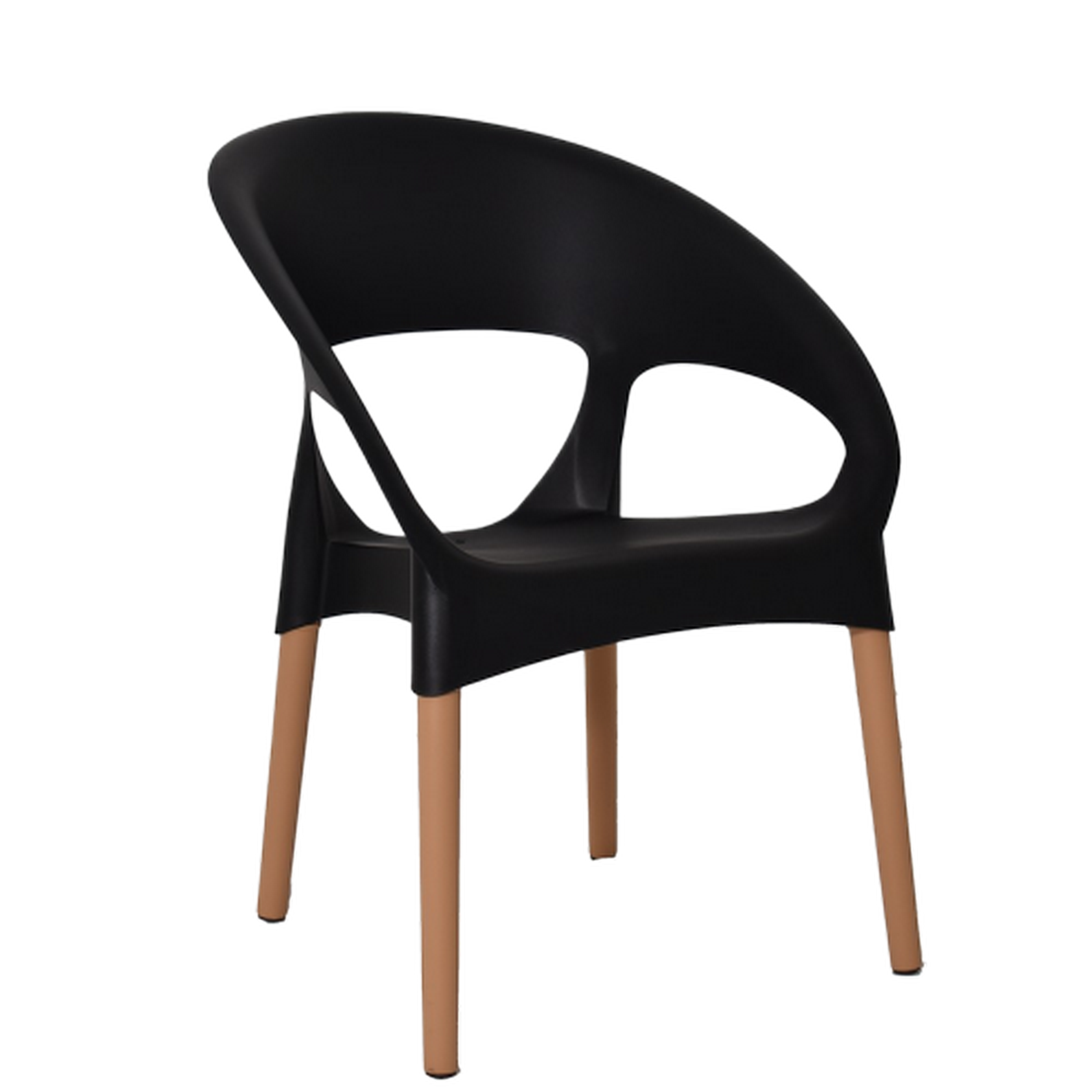 Krzesło ogrodowe Oxford brązowo-antracytowe plastikowe Ołer Garden