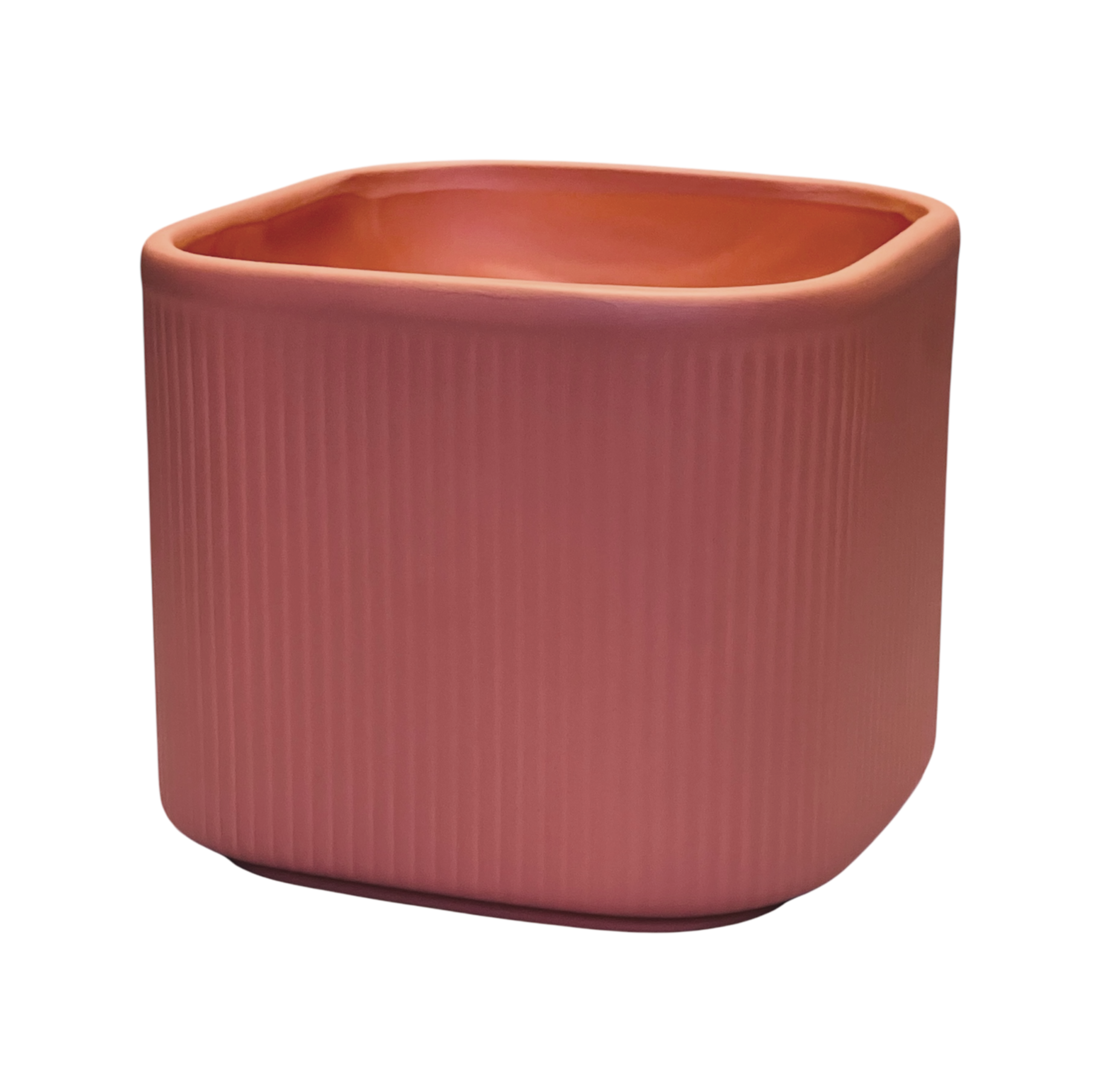 Osłonka doniczki ceramiczna Ronda 14.5x13.5 cm terakota mat Eko-Ceramika