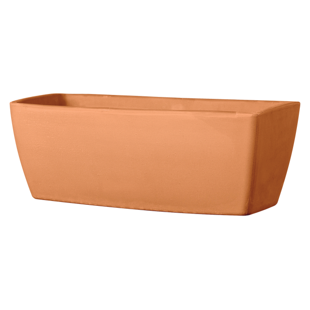 Skrzynka balkonowa 32x16.2 cm gliniana jasny brąz Garda Deroma