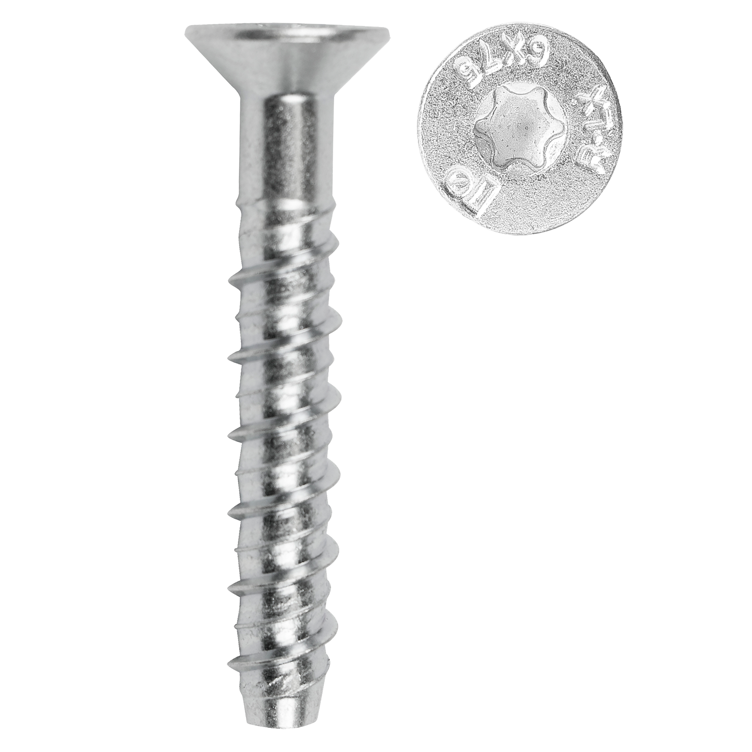 Wkręt do betonu 8x90 mm łeb stożkowy Torx 10 sztuk