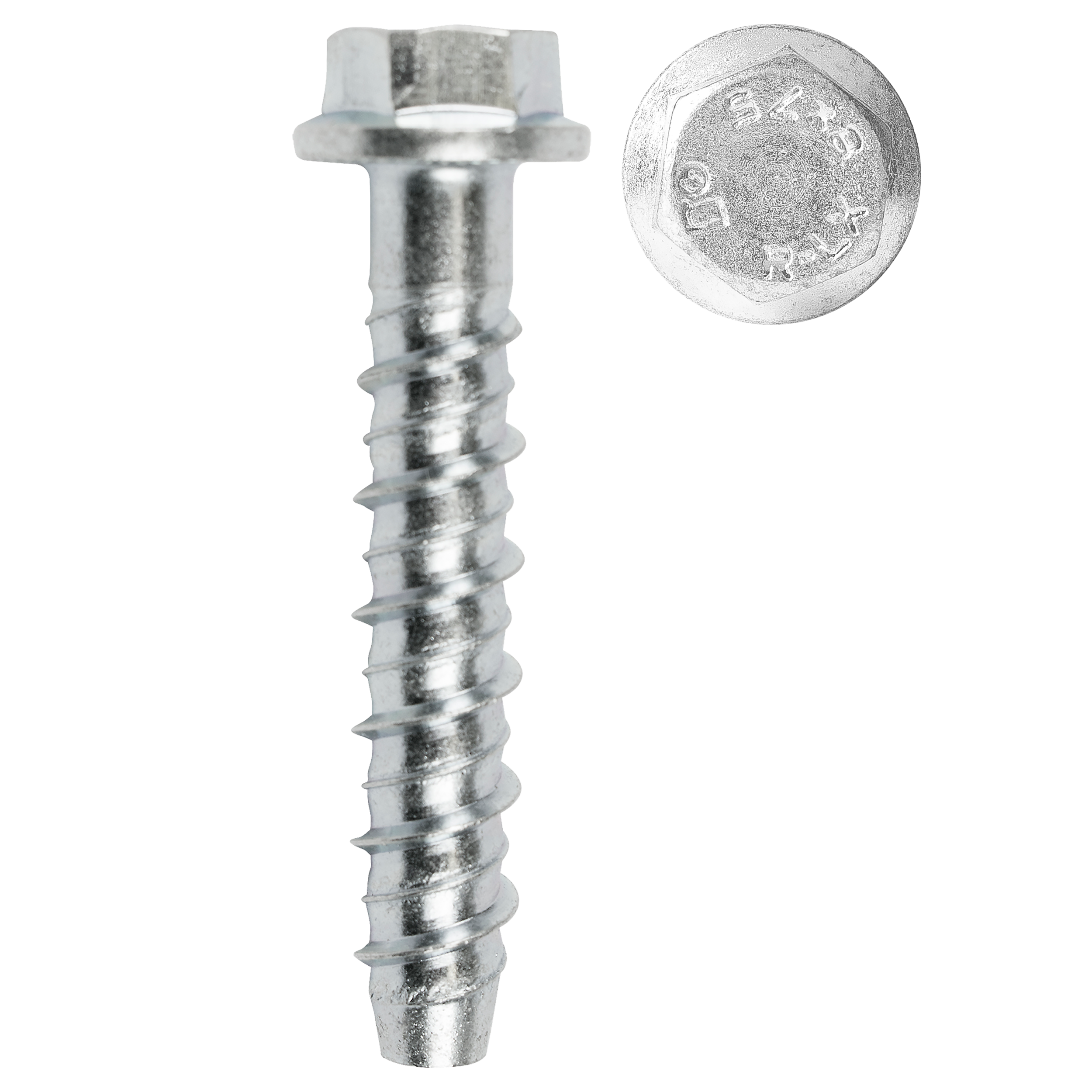 Wkręt do betonu 6x50 mm łeb płaski sześciokątny 6 sztuk Rawlplug