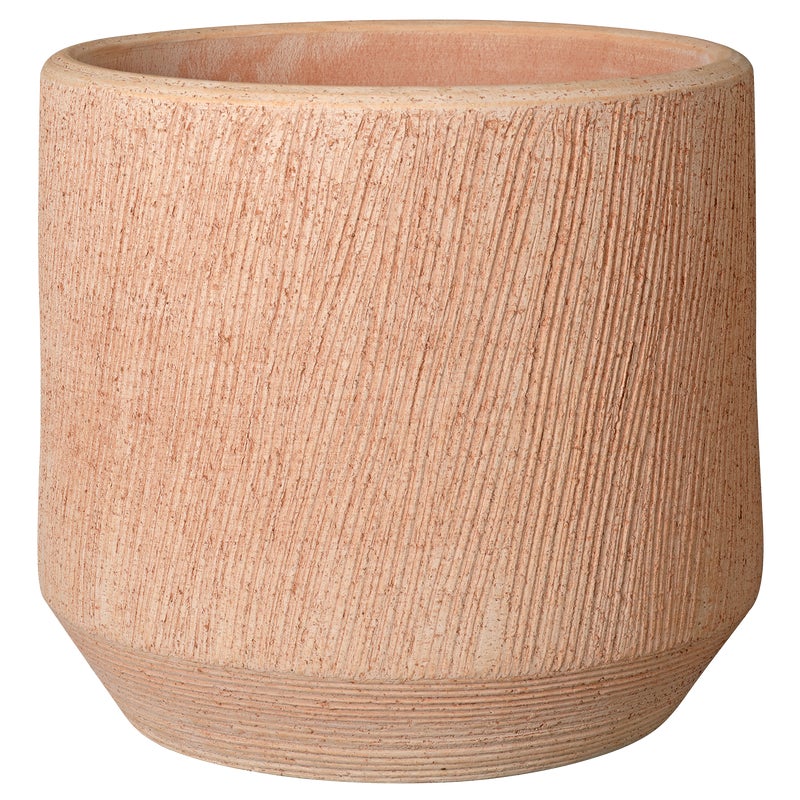 Donica gliniana śr.19 cm beżowa Graffio Deroma