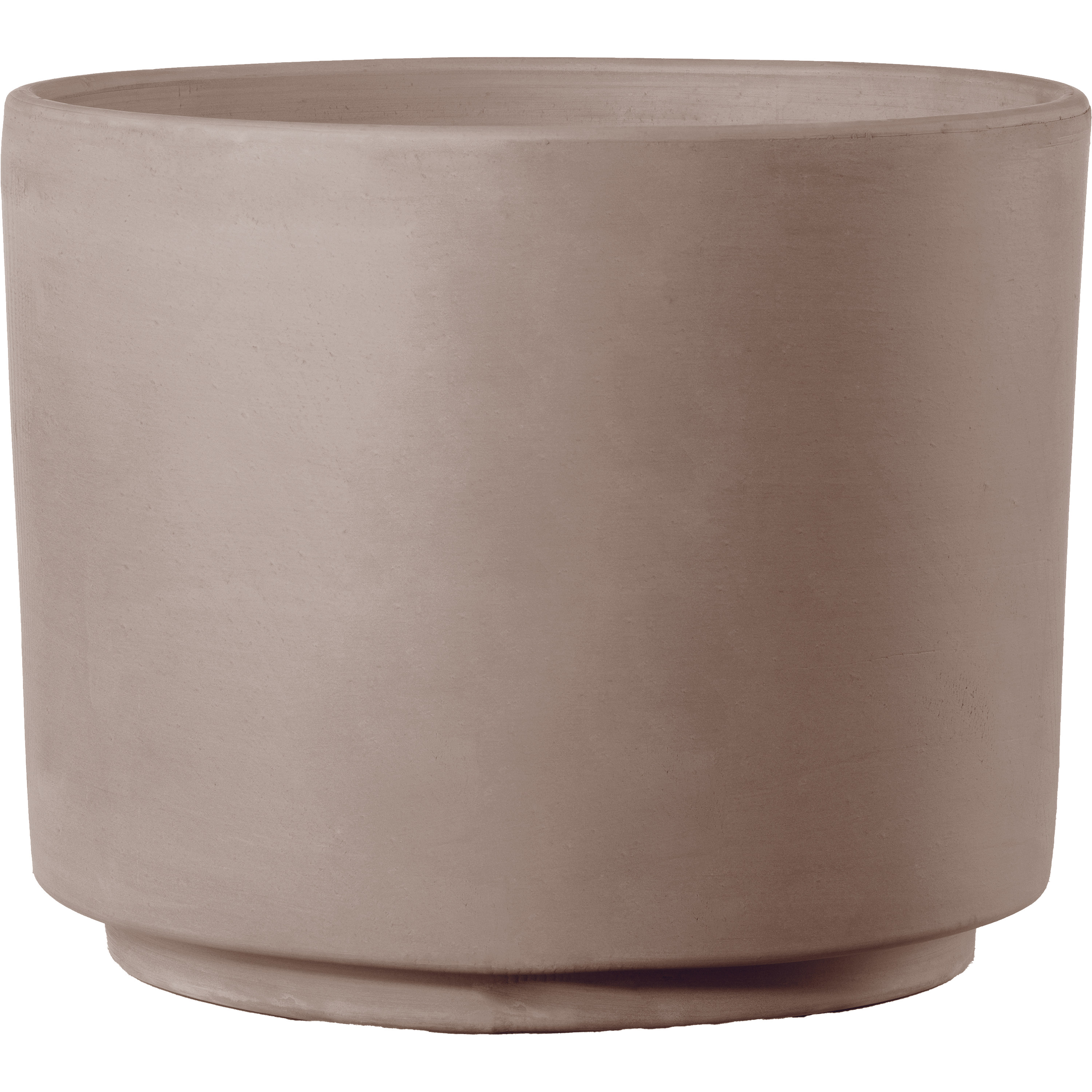 Donica gliniana śr.19 cm grafitowa Deroma