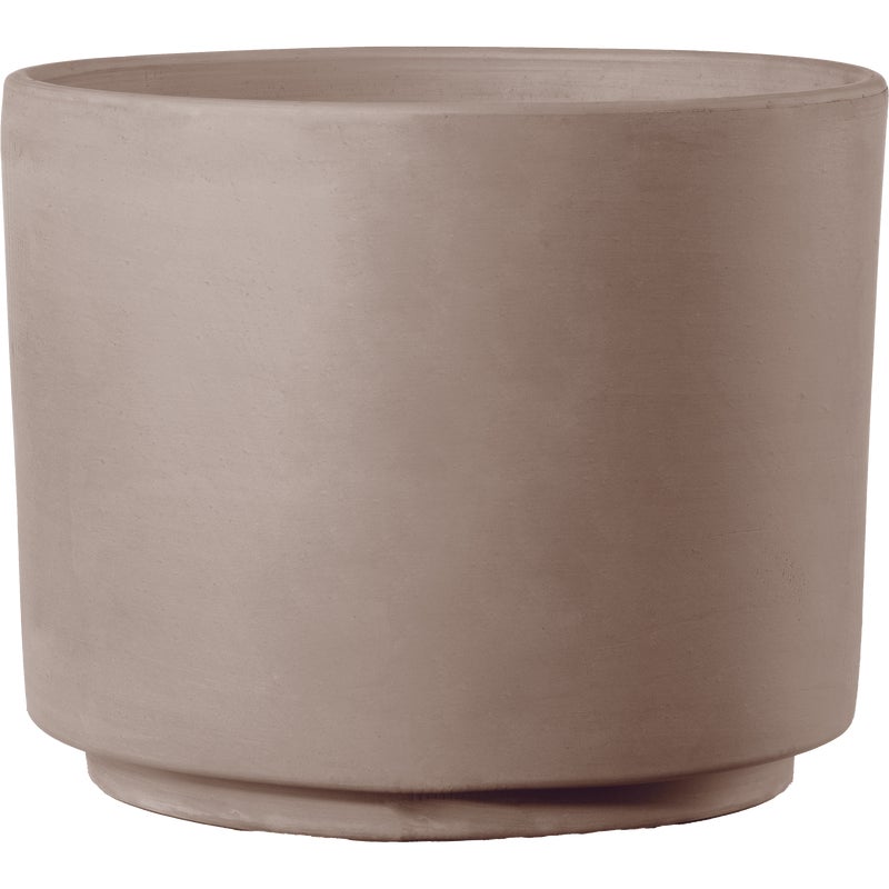 Donica gliniana śr.19 cm grafitowa Deroma