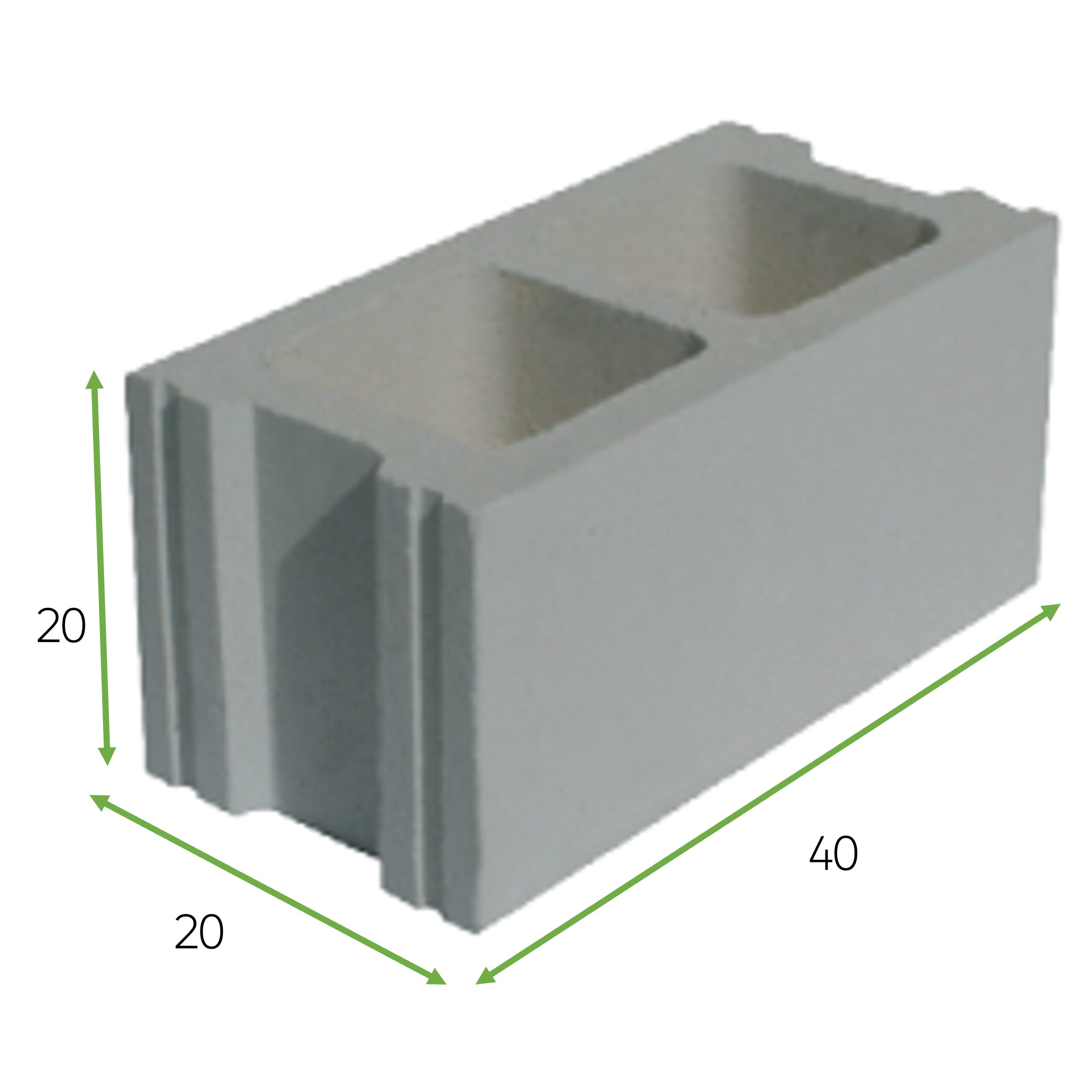 Bloque De Hormig n Liso 40x20x20 Cm Leroy Merlin bloque-de-hormig-n-liso-40x20x20-cm-leroy-merlin
