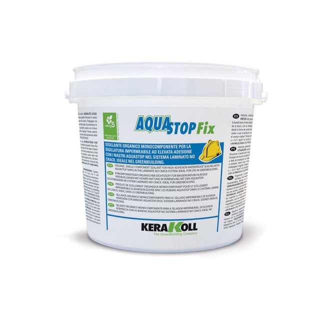 Vedante polímero silanizado Aquastop Fix 6kg verde Kerakoll