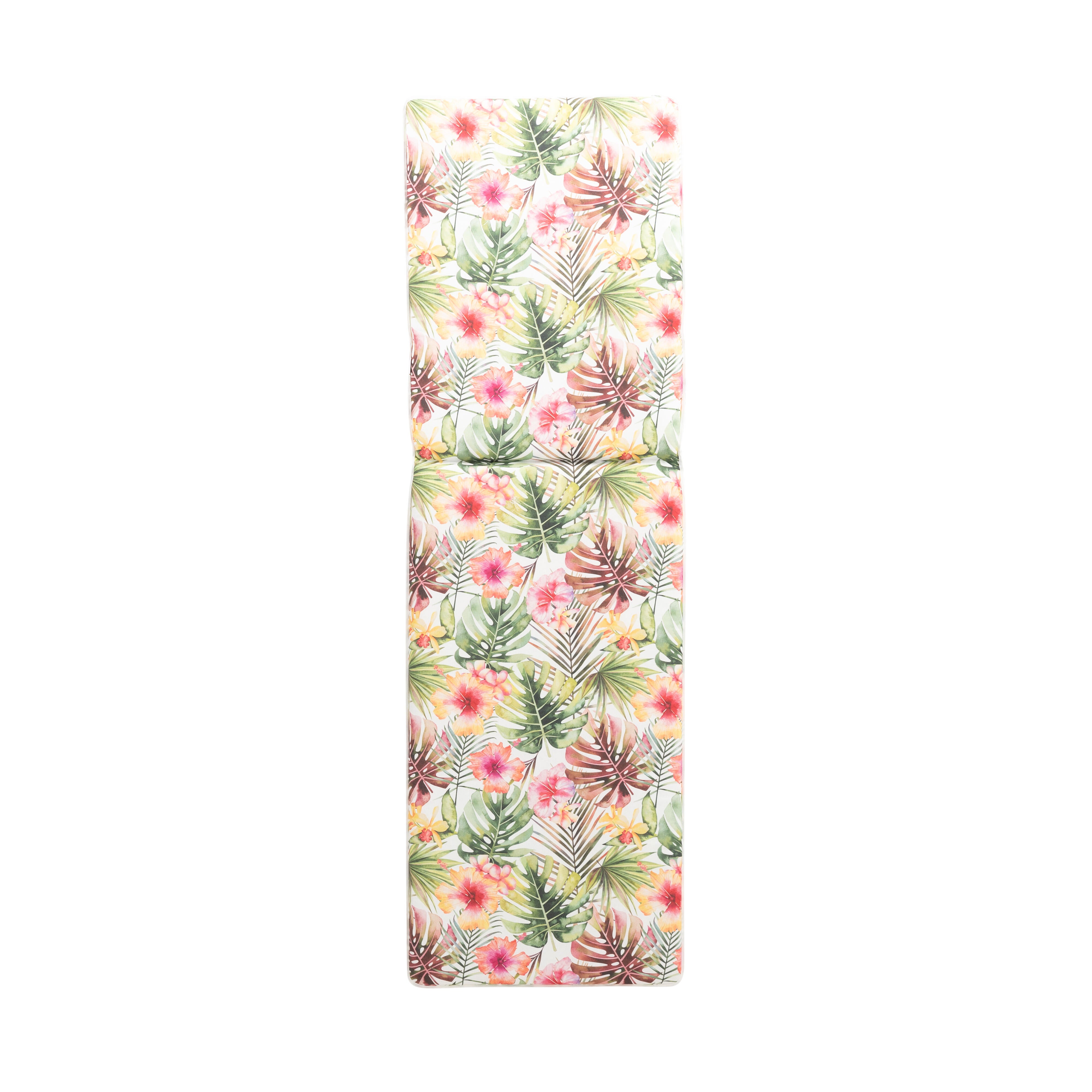 Cojín de tumbona Mix Hojas multicolor 56x192 cm - 3