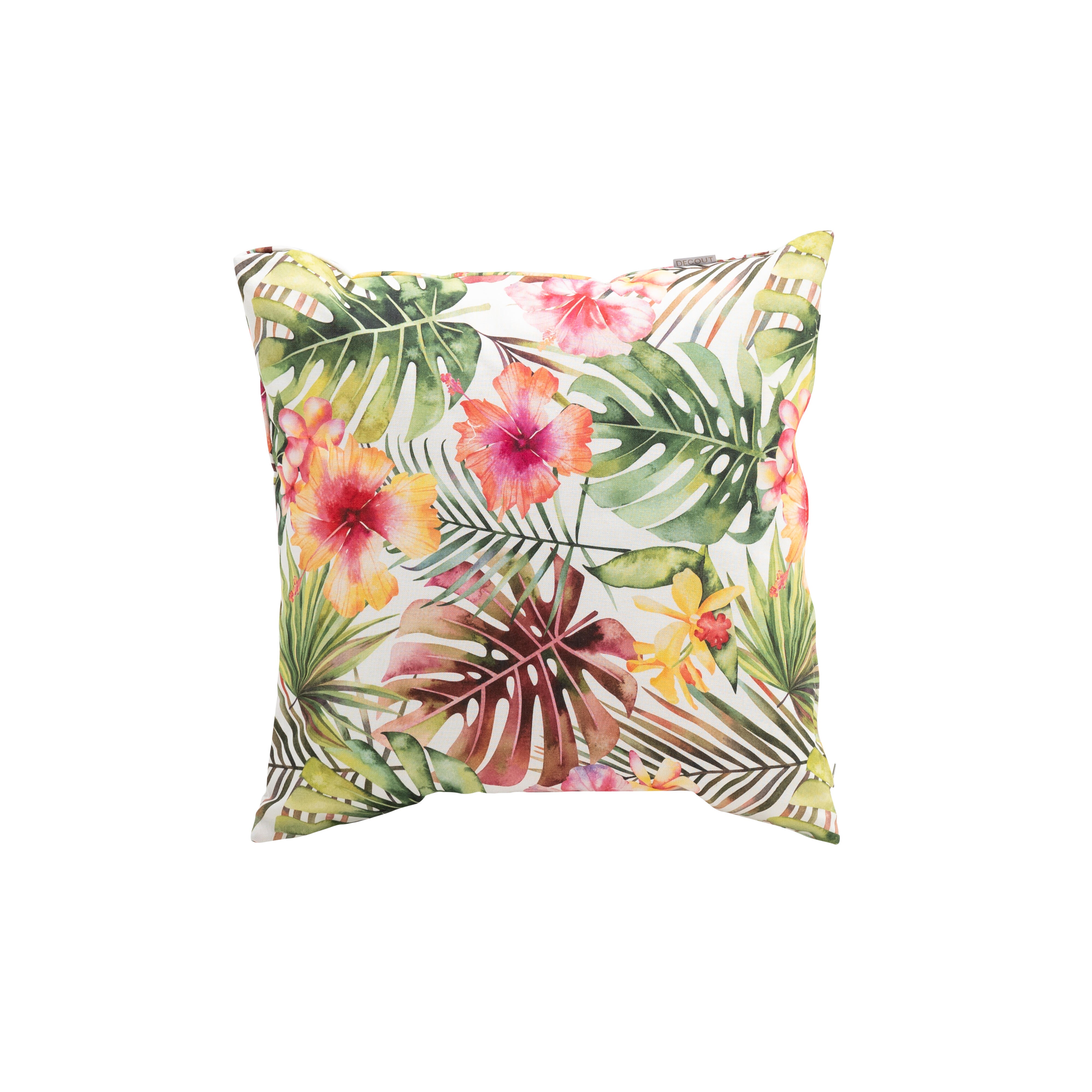 Cojín decorativo de jardín Mix Hojas multicolor, verde 45x45 cm - 2