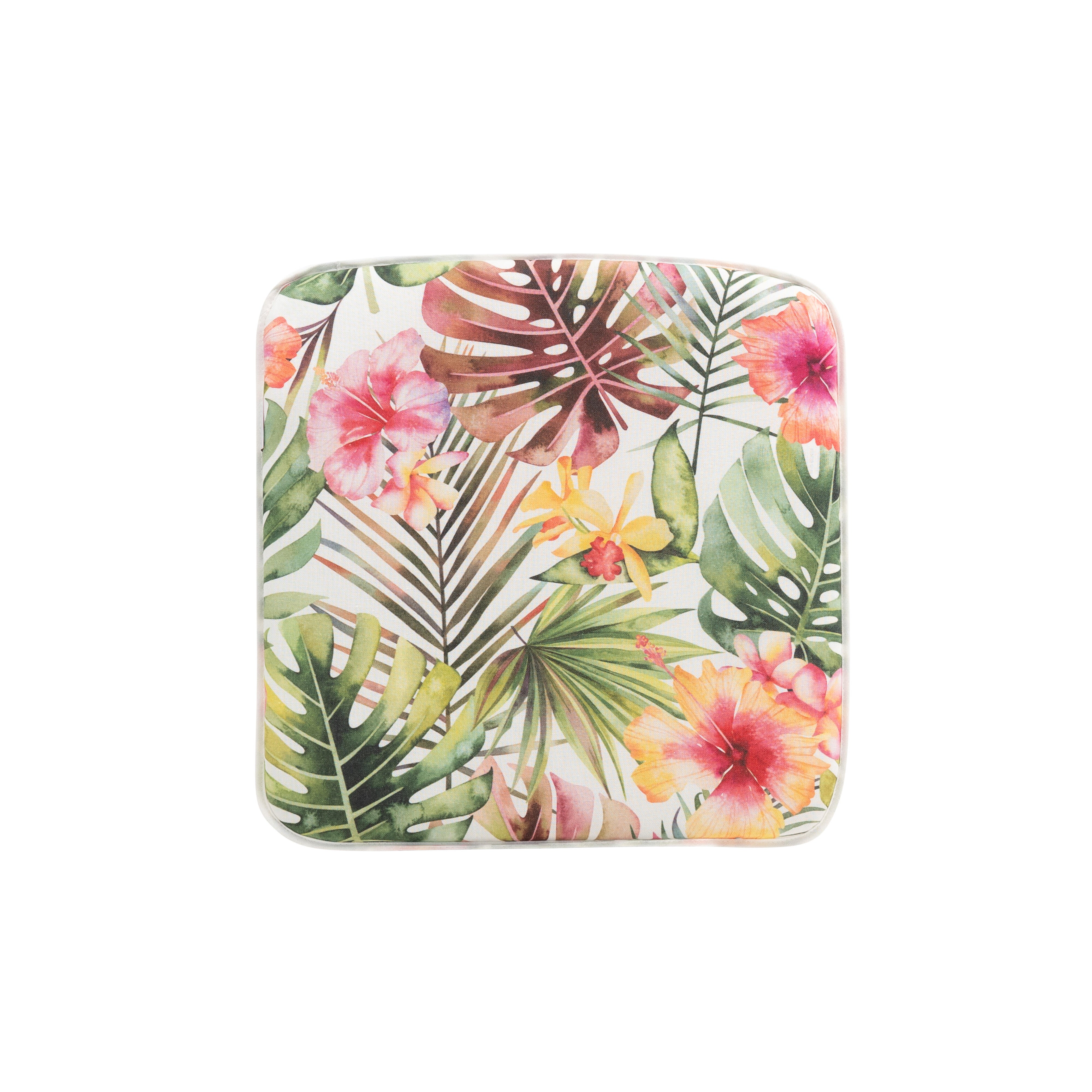 Cojín de silla Mix Hojas multicolor 41x41 cm - 2