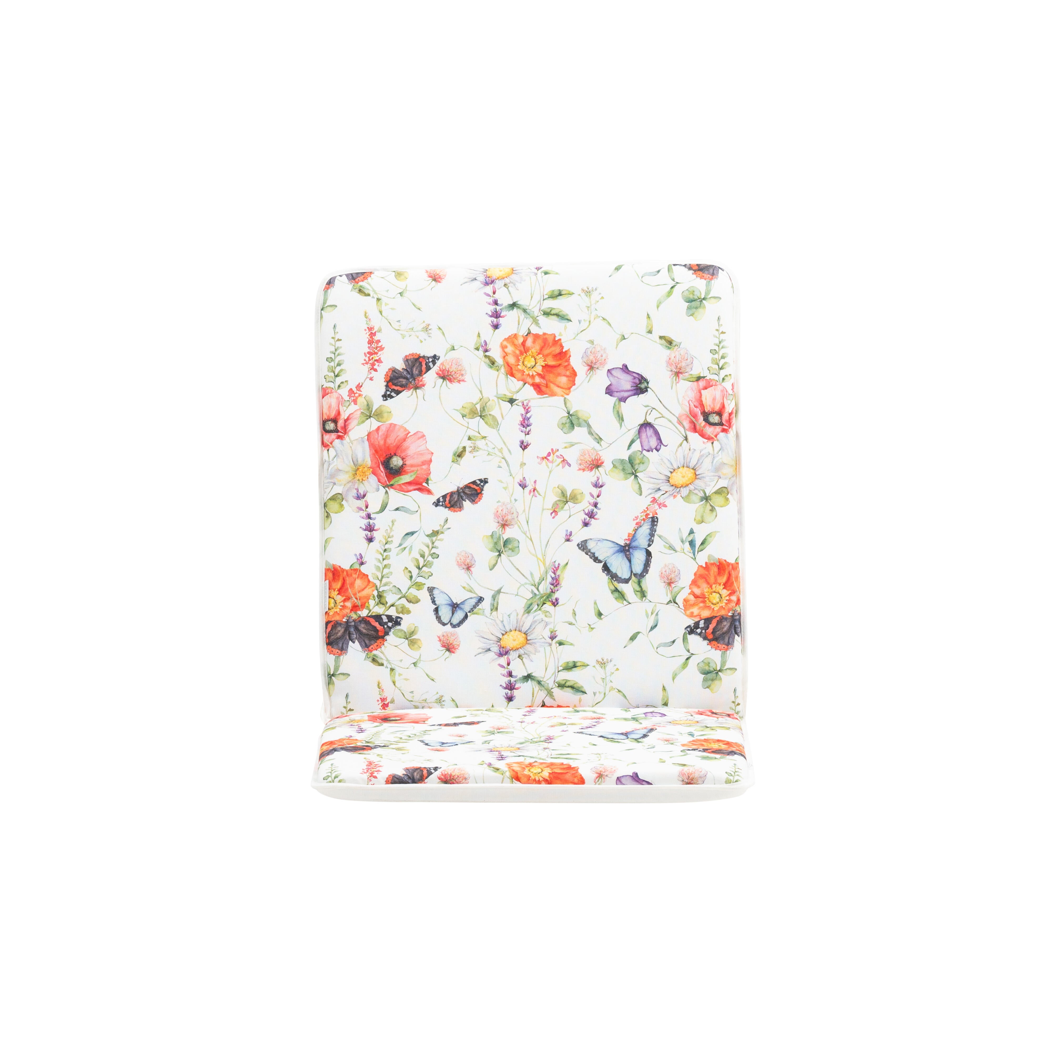 Cojín de silla con respaldo Mariposa multicolor 47x94 cm - 3