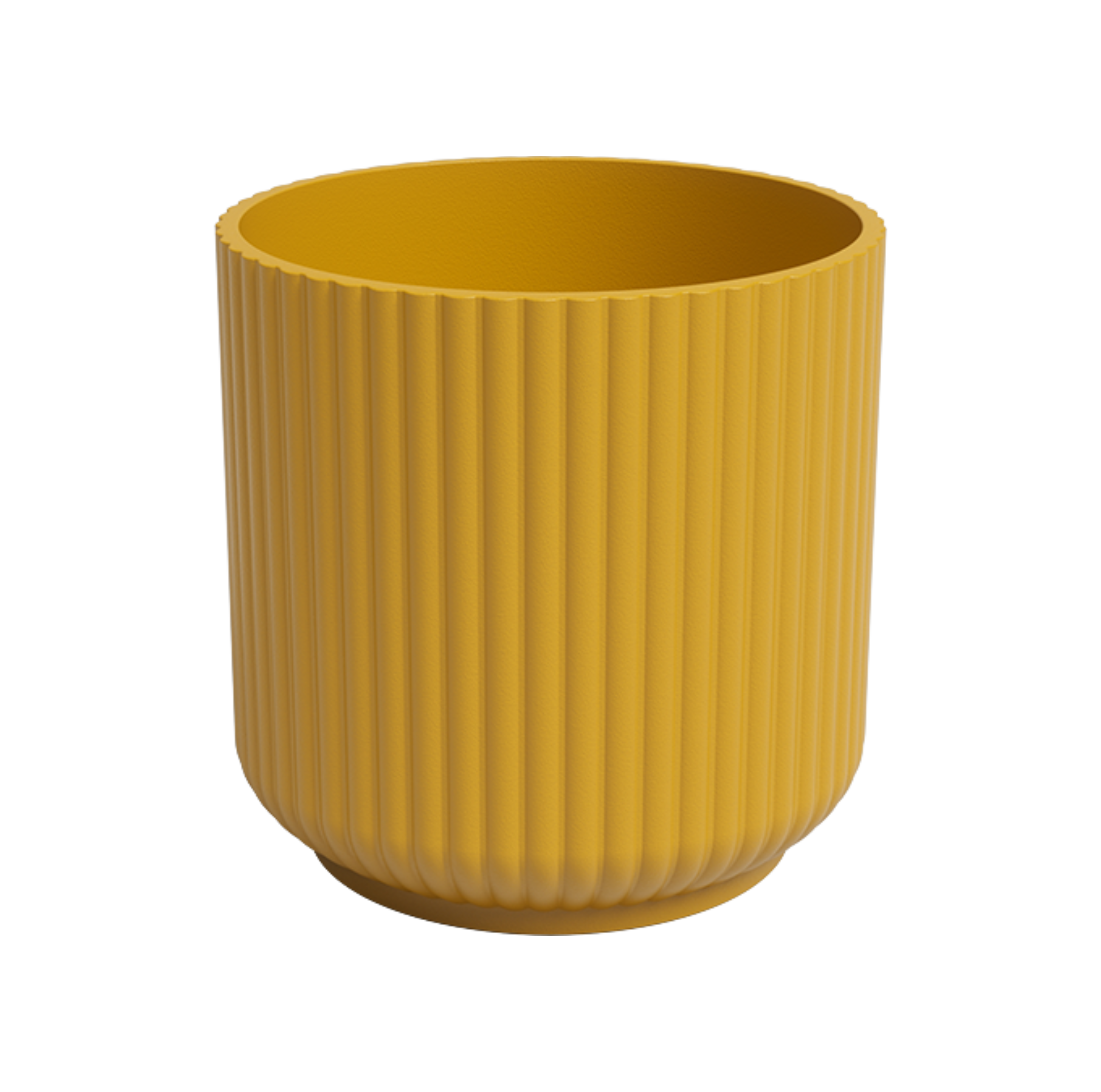 Osłonka doniczki gliniana Luna 18.5cm żółta Artevasi