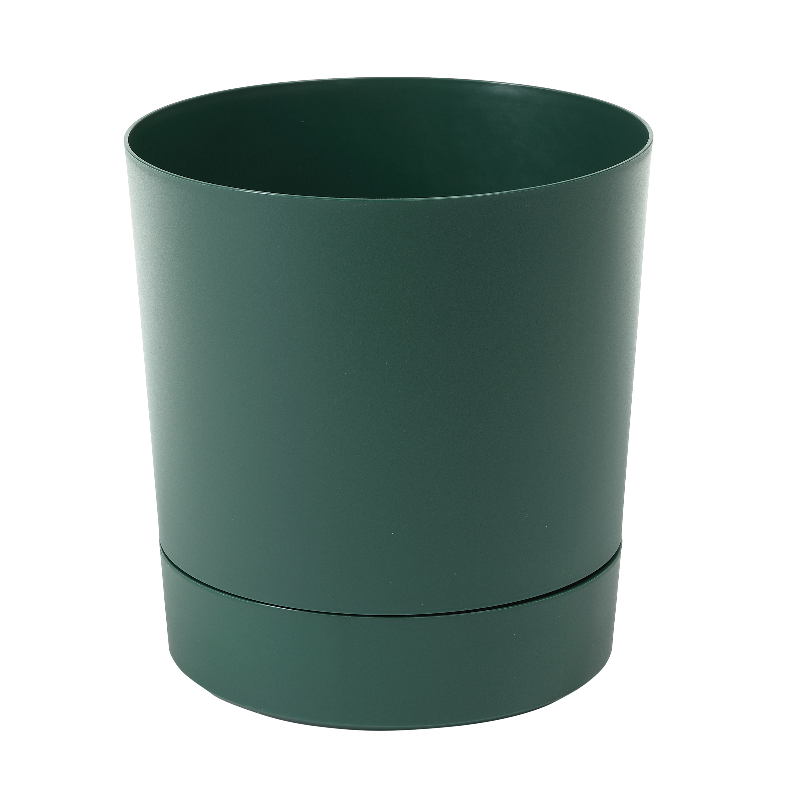 Doniczka plastikowa Aura 32.5cm zielona gładka Lamela