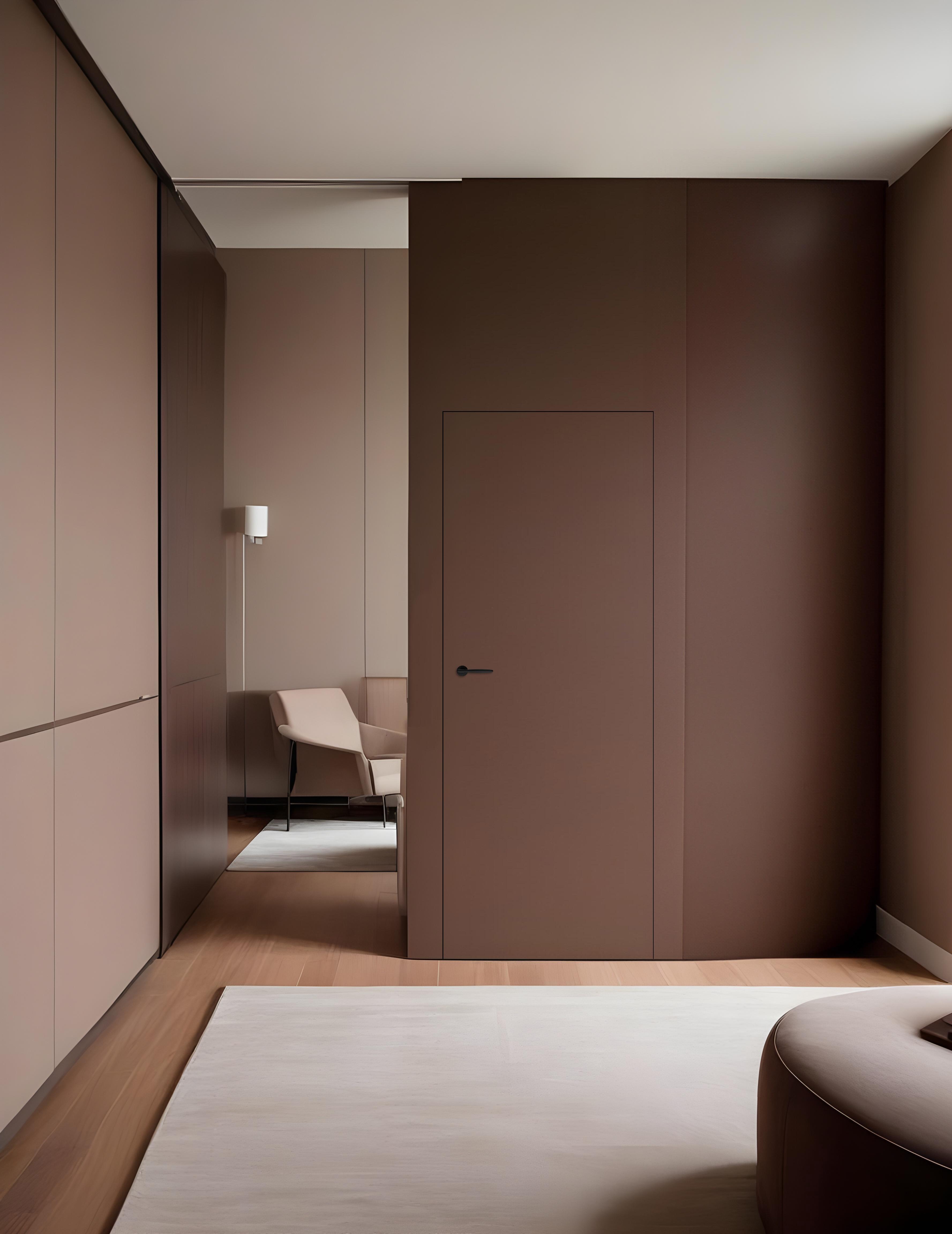 Drzwi wewnętrzne ukryte do pomalowania 90 prawe otwierane na zewnątrz Voster - 4