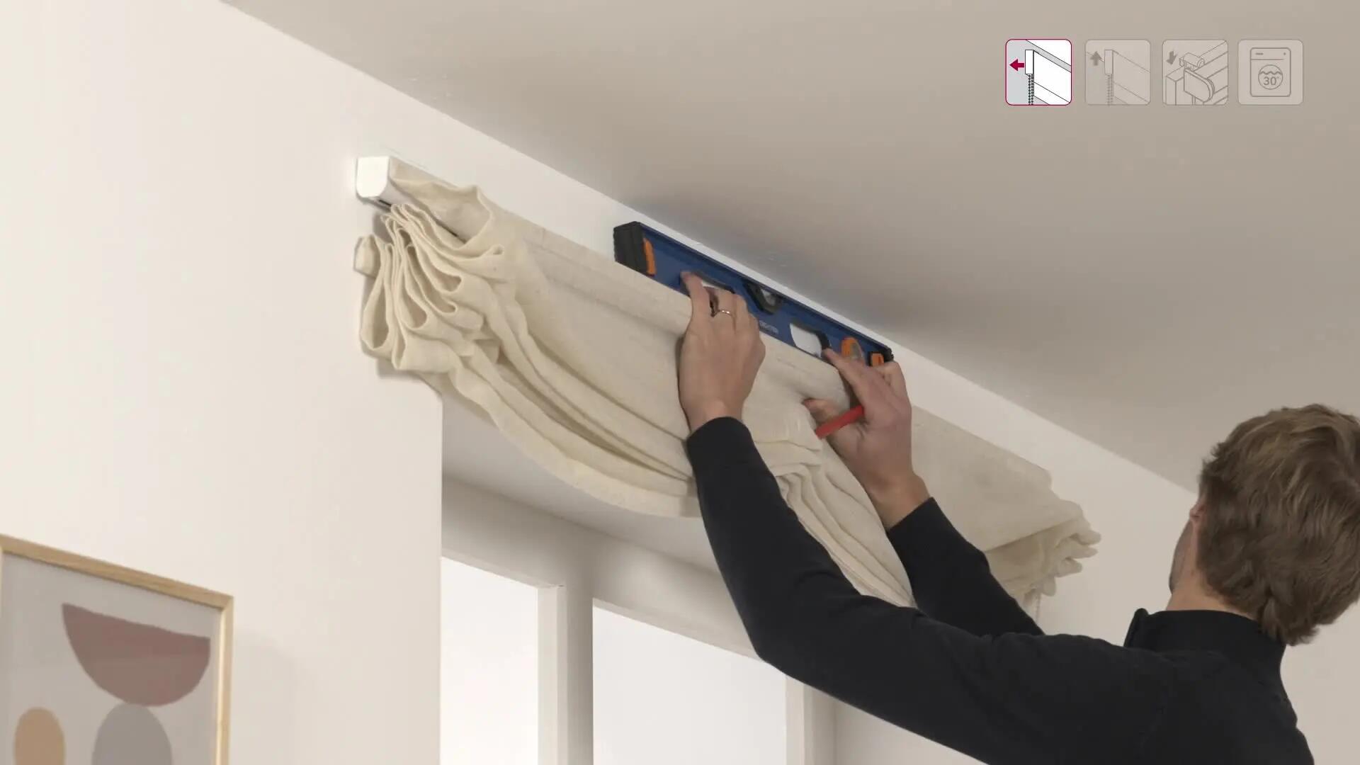 Roleta rzymska Teo Paquet 150 x 175 cm biała Inspire - 2