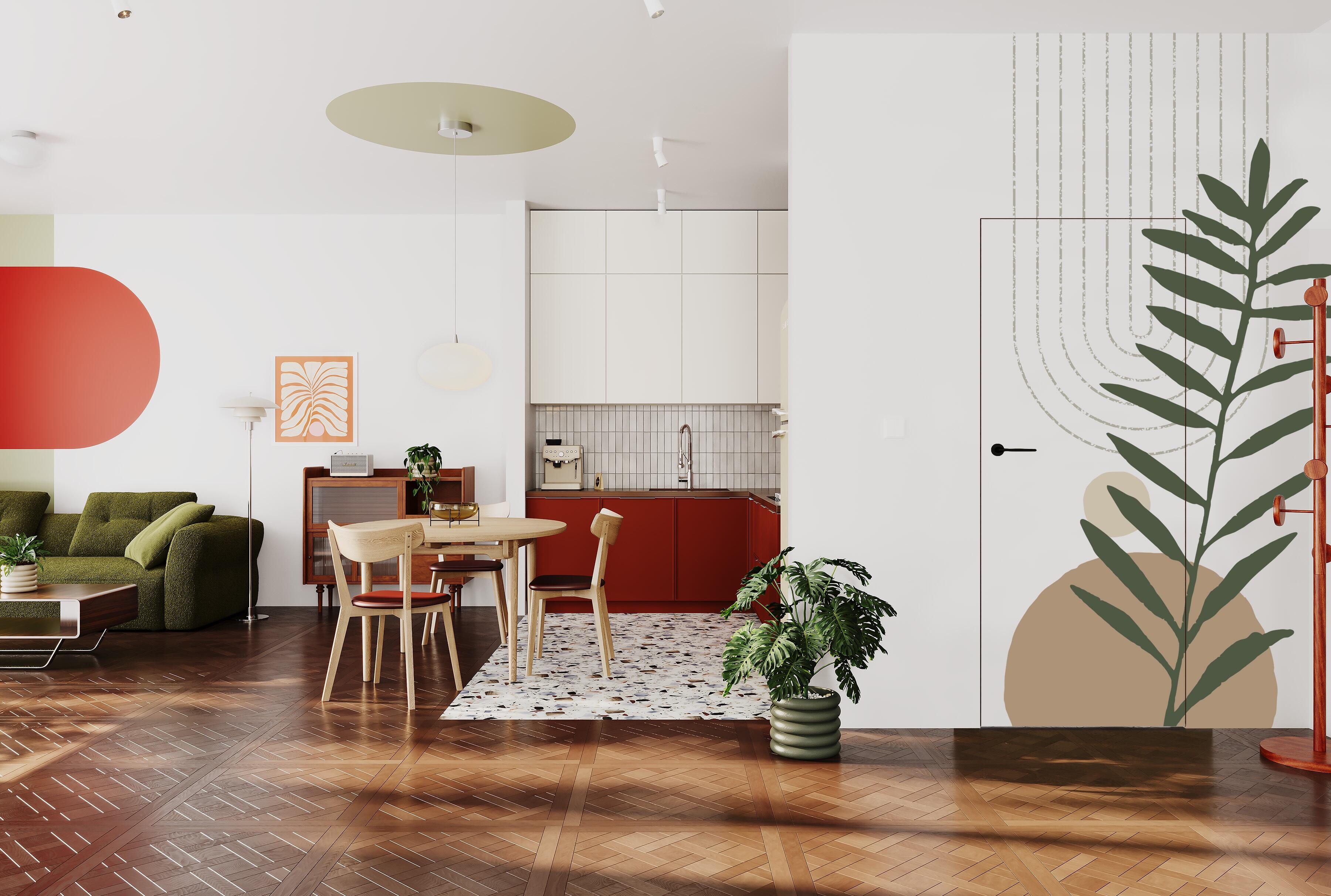 Drzwi wewnętrzne ukryte do pomalowania 80 prawe otwierane na zewnątrz Voster - 3