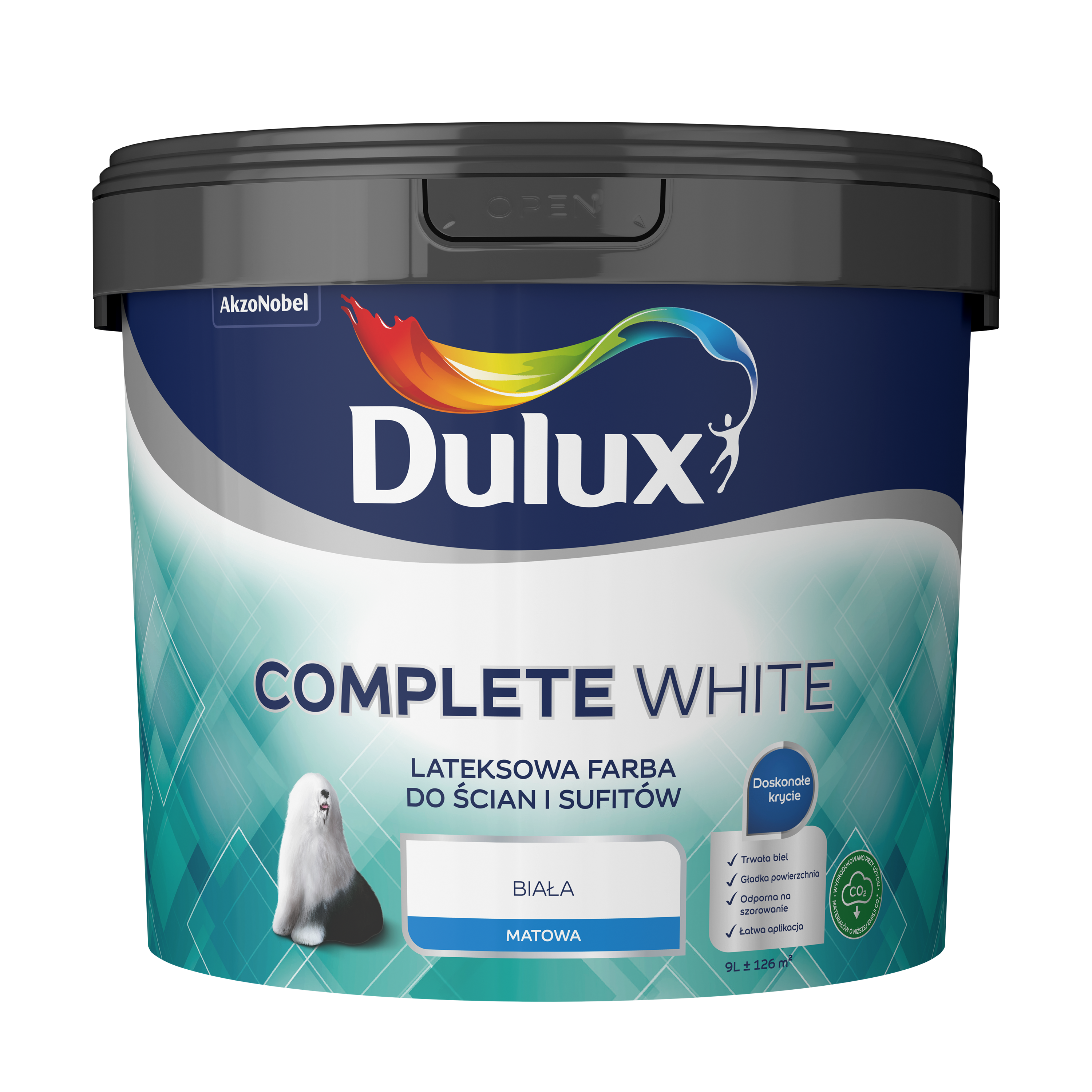 Farba Dulux Complete White 9 l