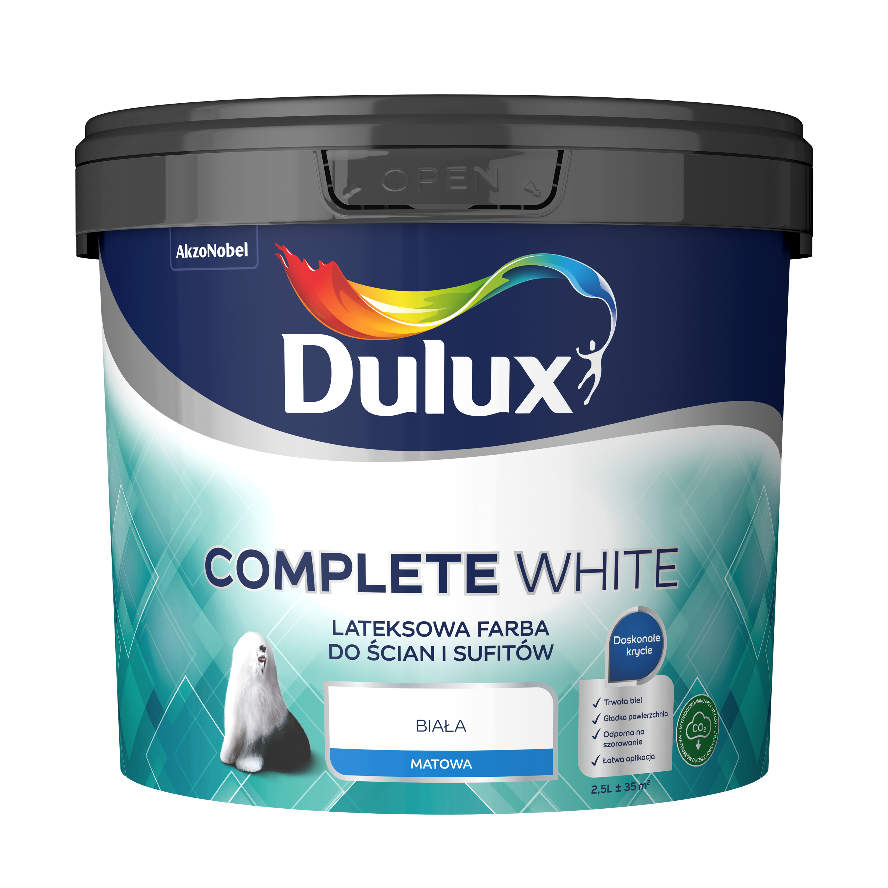 Farba Dulux Complete White 2.5 l