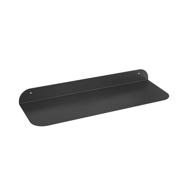 Mensola a muro Black SPACEO a l in acciaio L 60 x P 20 cm nero