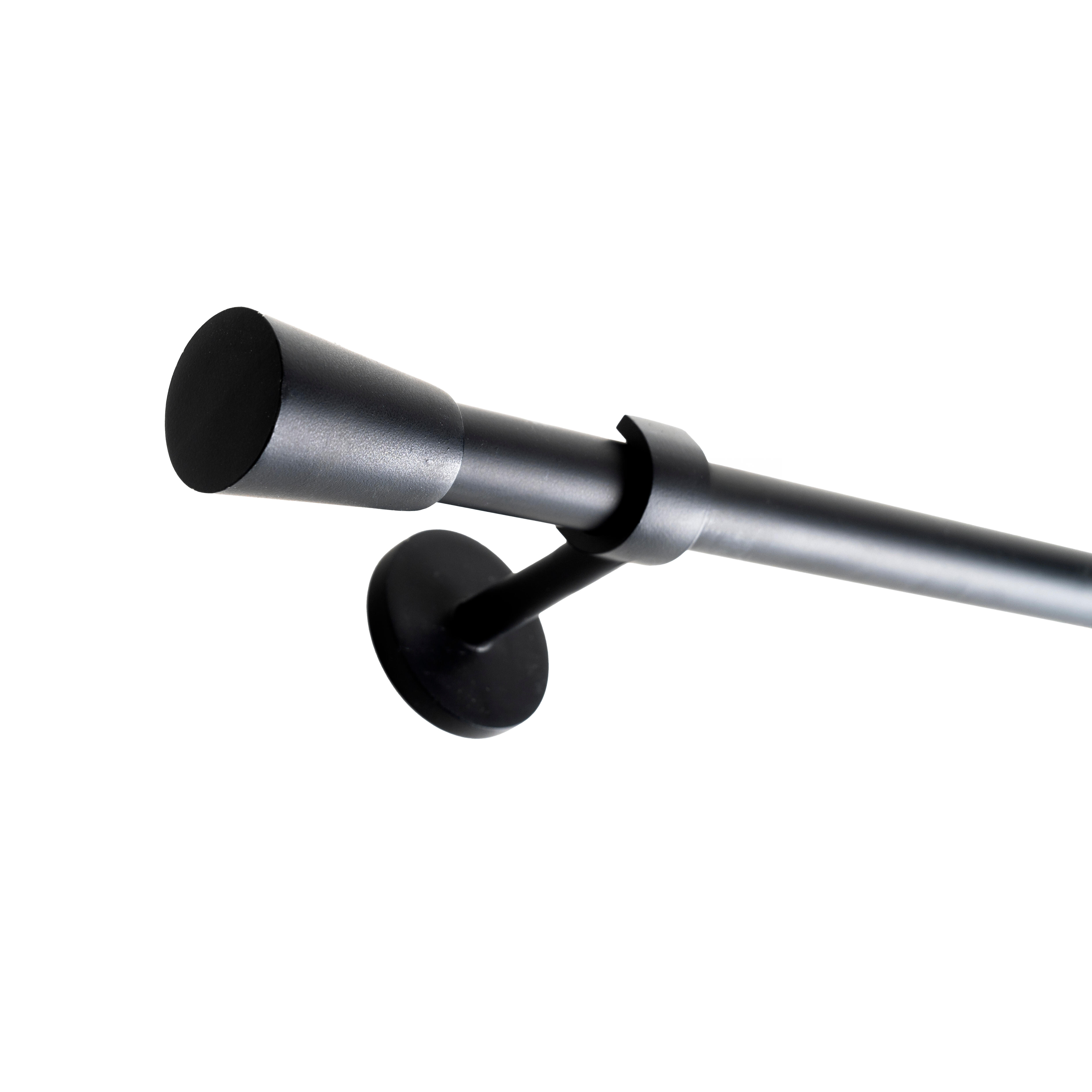 Varão Inspire easyfix metal d20cm 1.50m preto mate - 21