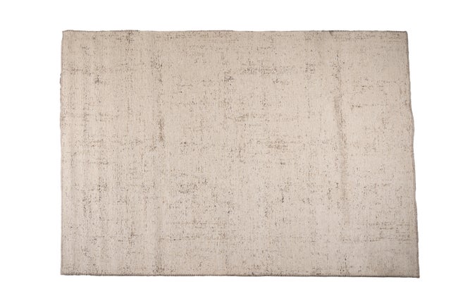 Alfombra poliéster Sparkles 160x230cm tejido plano INSPIRE liso crema