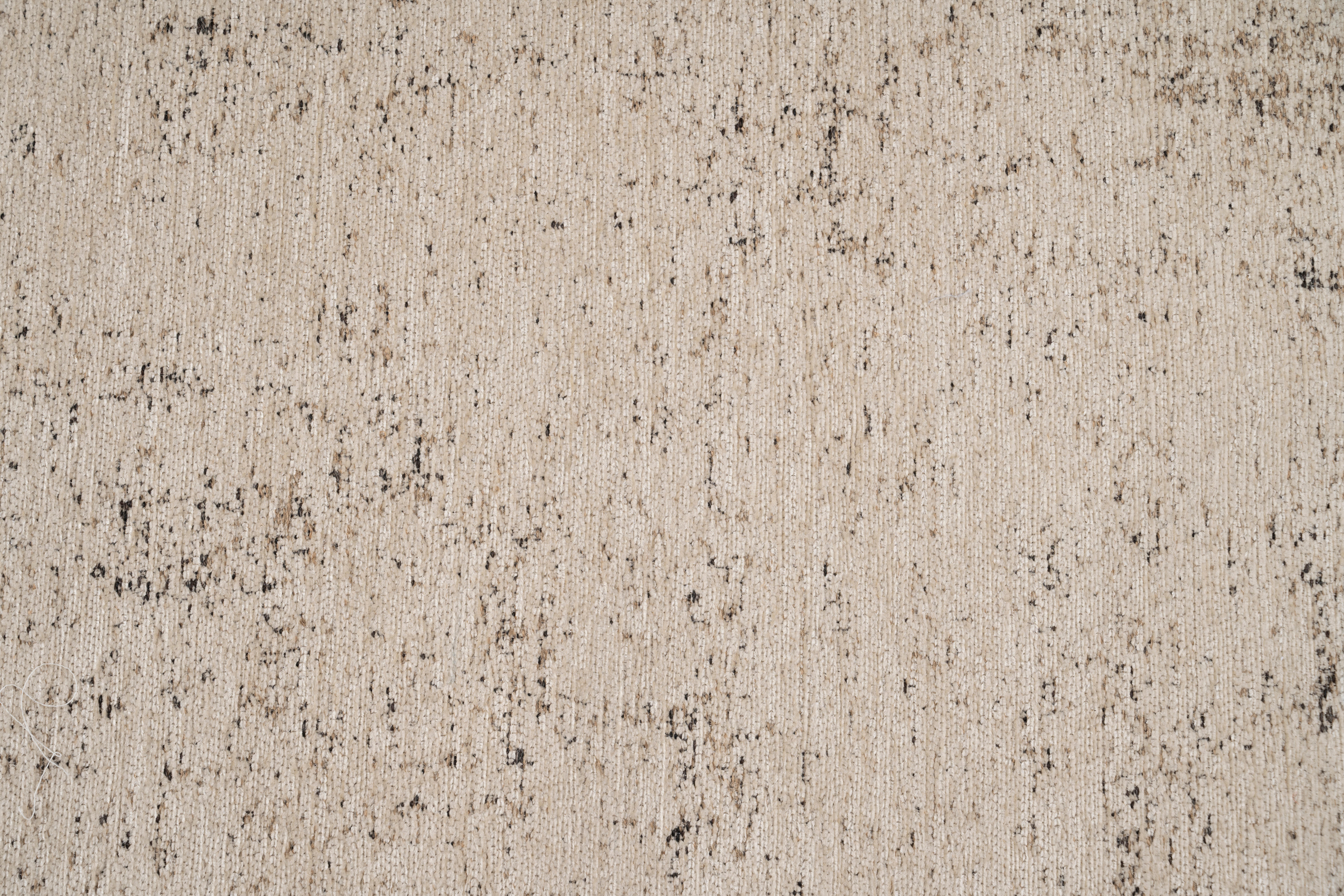 Alfombra poliéster Sparkles 160x230cm tejido plano INSPIRE liso crema - 8