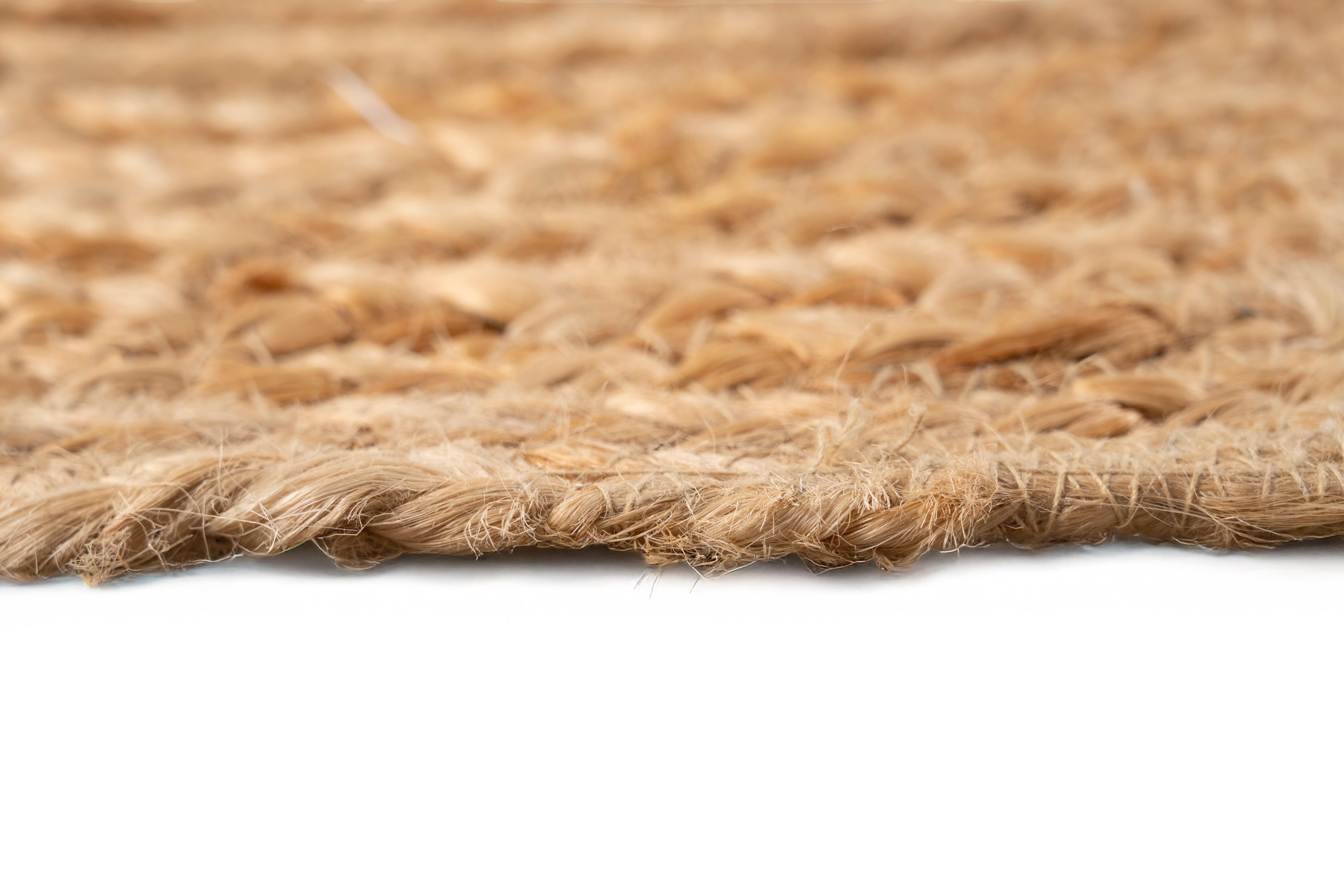 Alfombra yute tejido plano INSPIRE Nils beige natural ovalada 160x230cm - 9