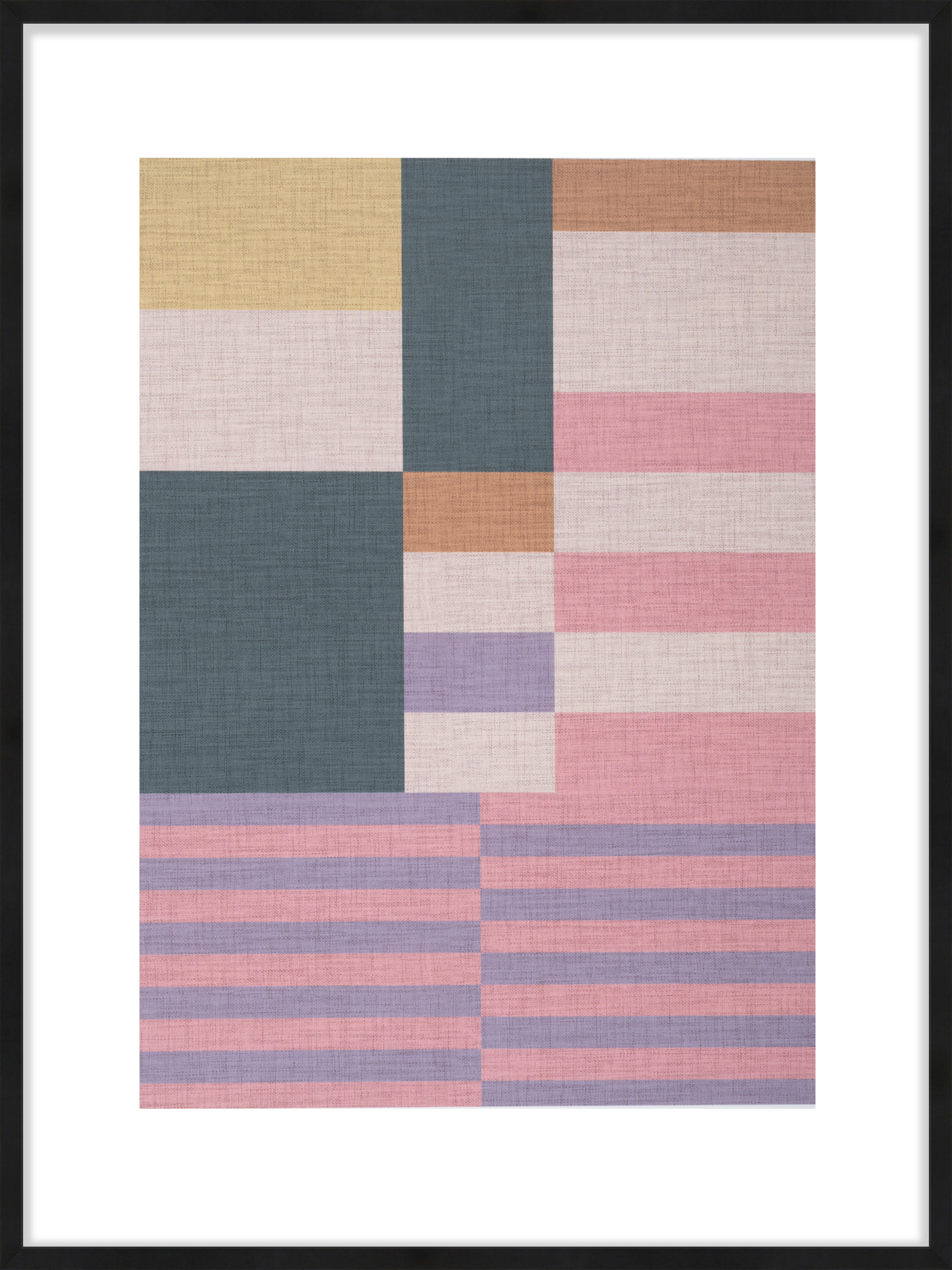 Set de 2 láminas abstracto raya de 30 x x 40 cm y 40 x 50 cm - 5