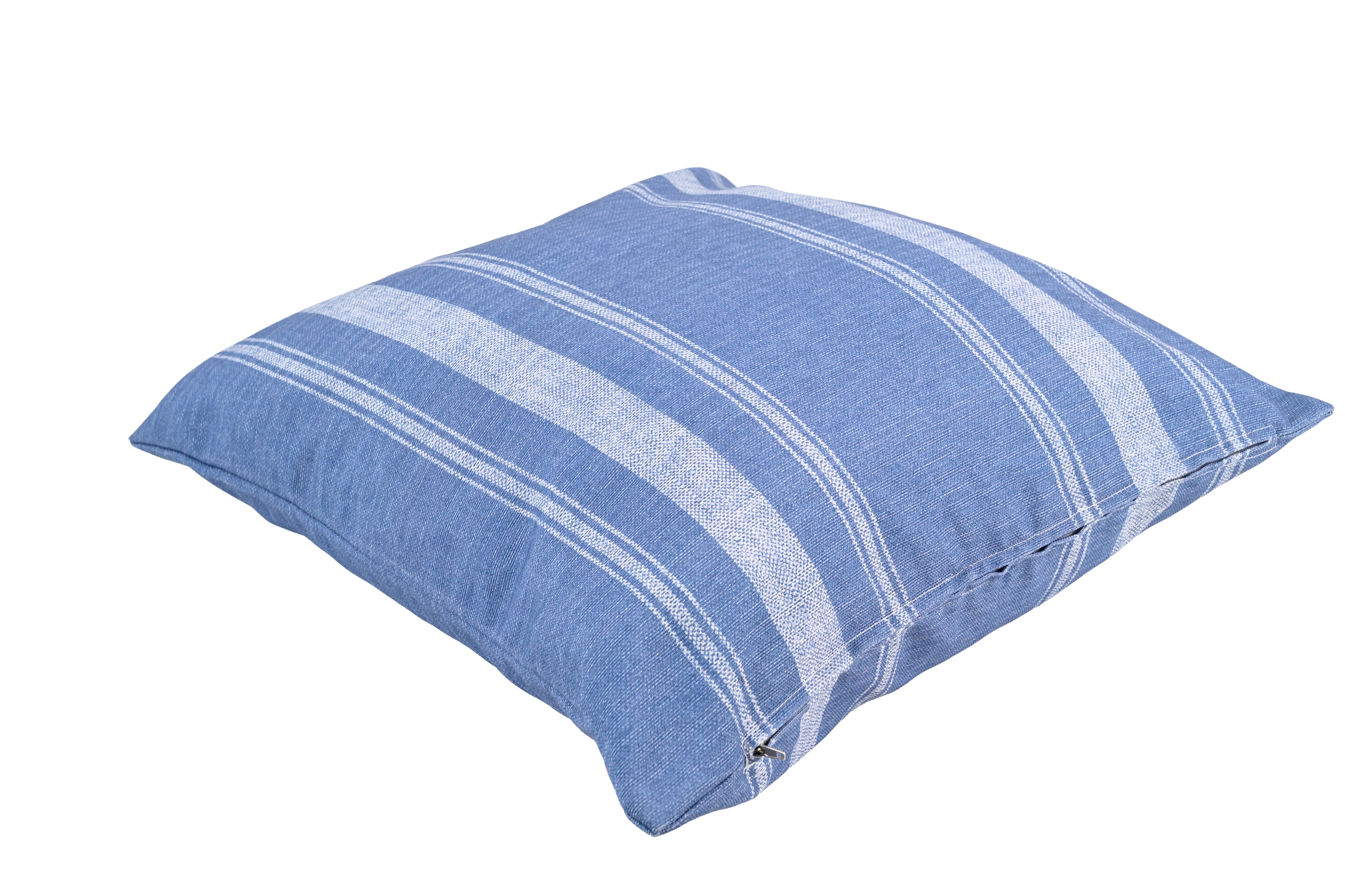Almofada Fenway 45x45cm poliéster azul bege - 10