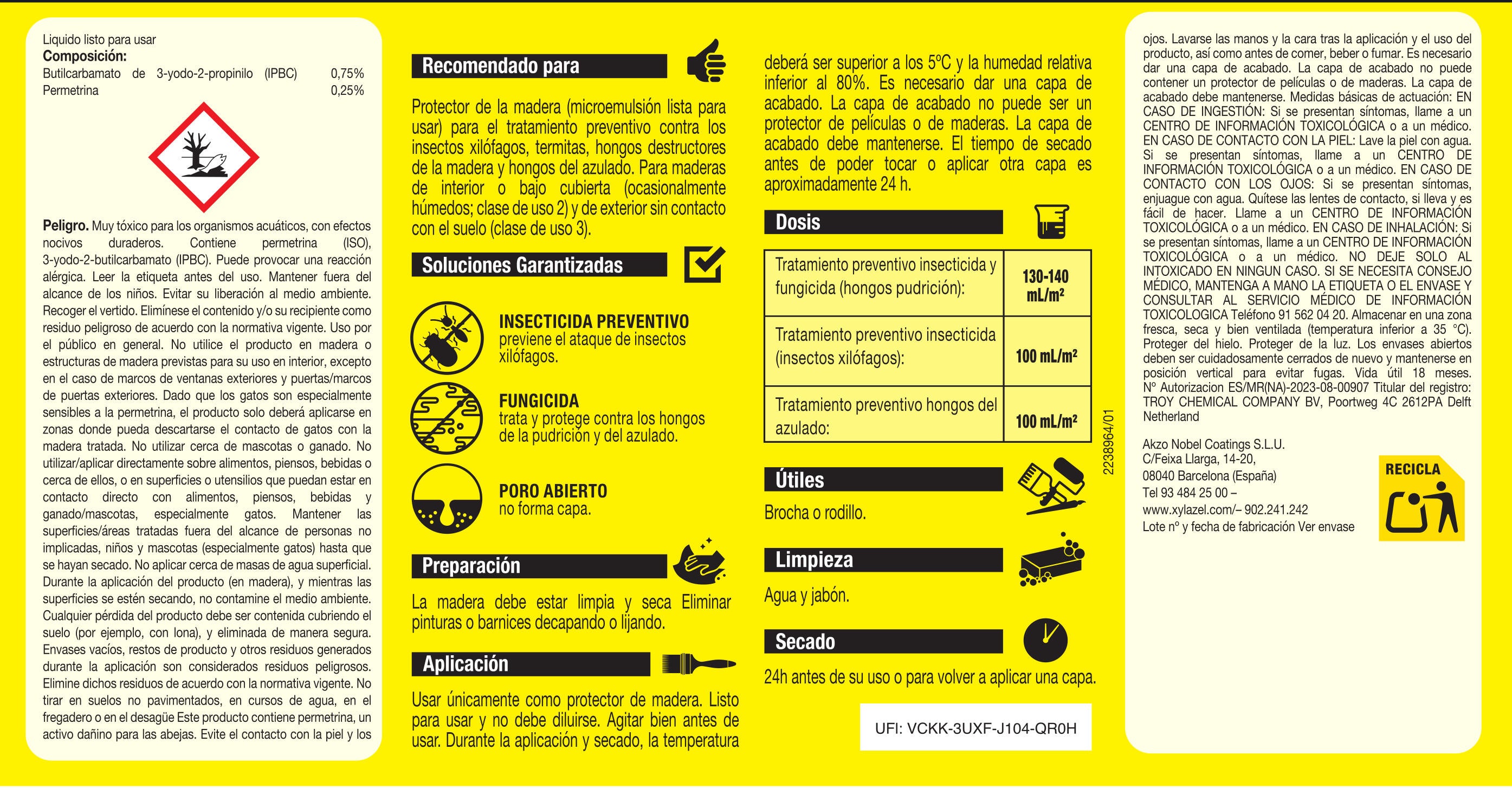 TRATAMIENTO FONDO AGUA WB PLUS 750 ML - 3