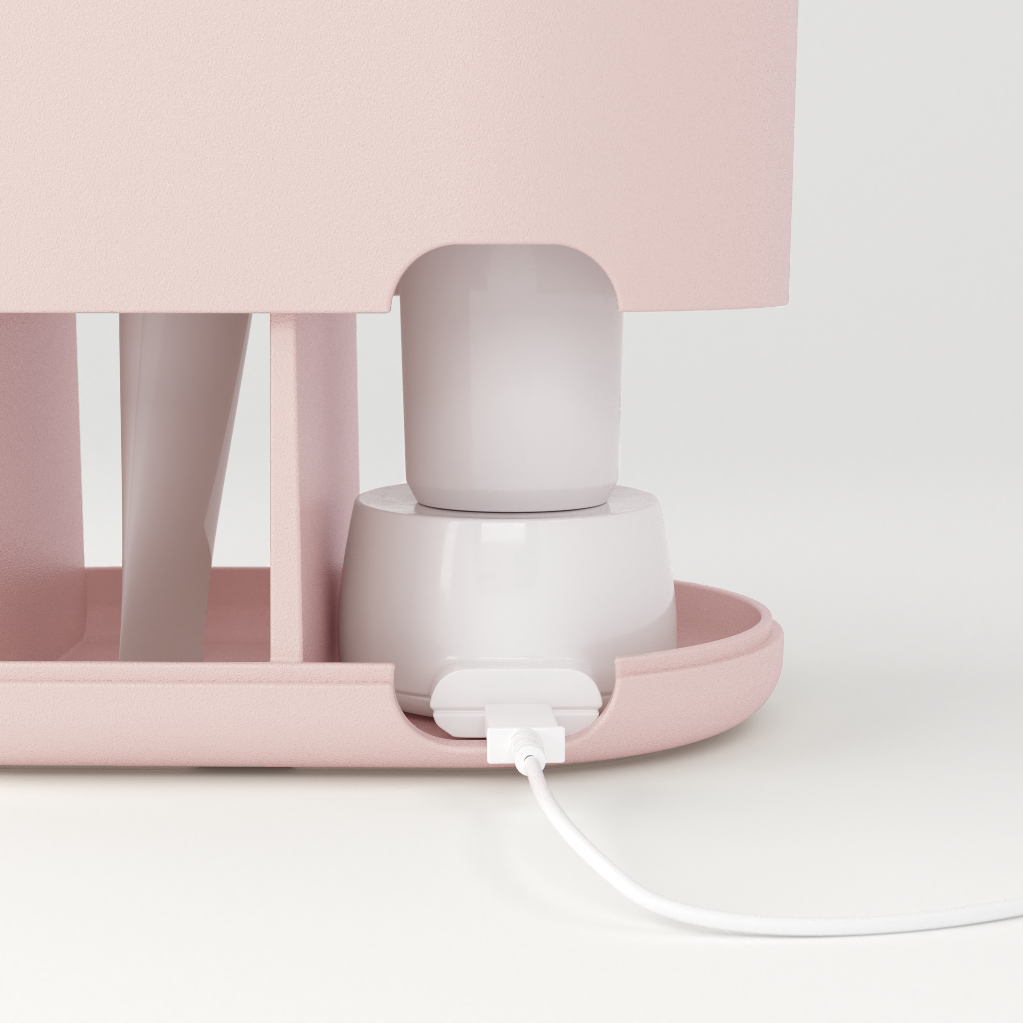 Porte-brosse à dent 3 compartiments Easy rose SENSEA - 4