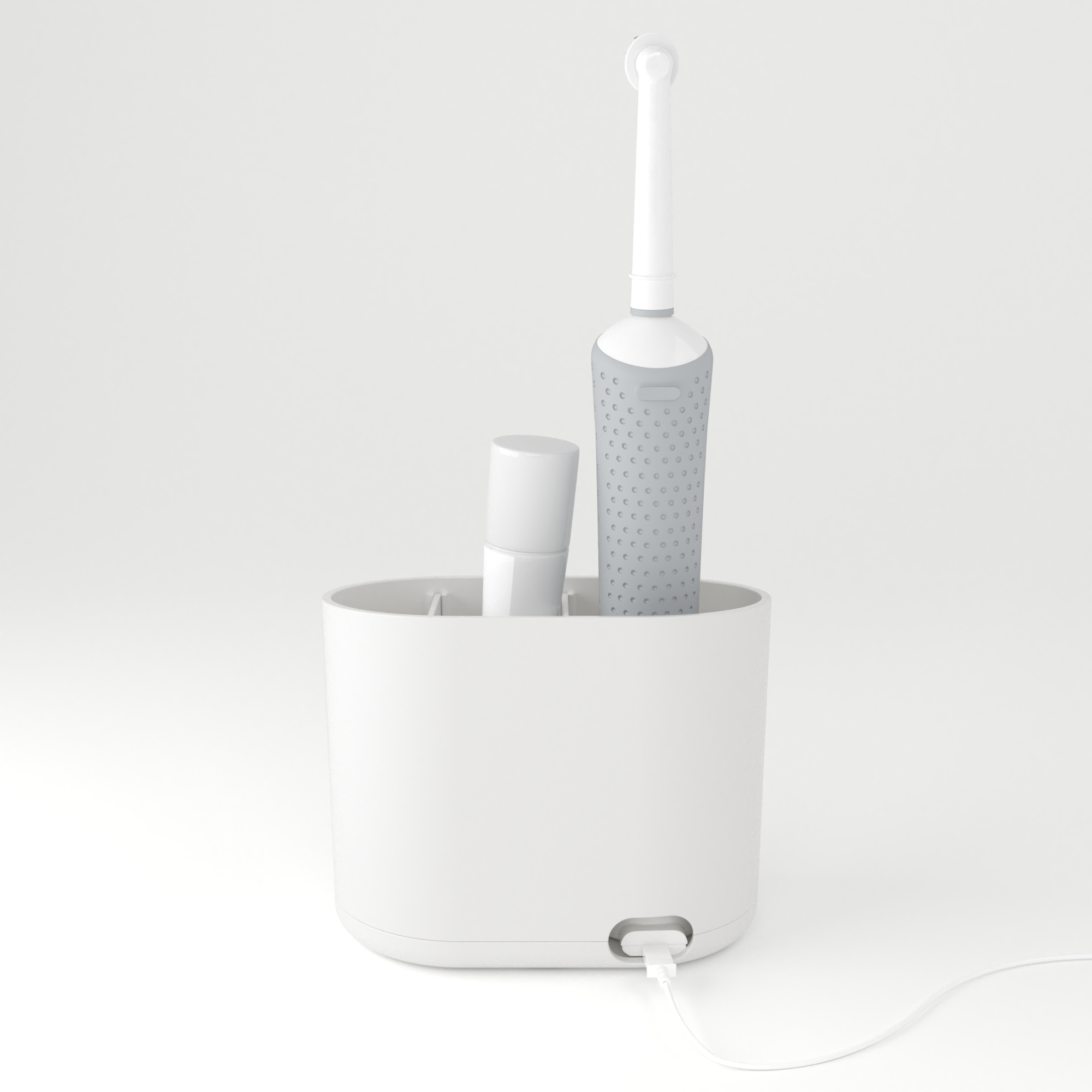 Suporte para escovas de dentes branco Sensea Easy - 7