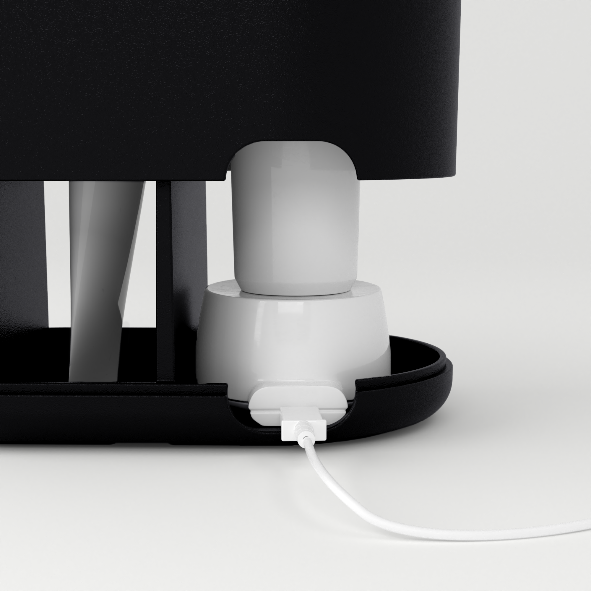 Suporte para escovas de dentes preto Sensea Easy - 6