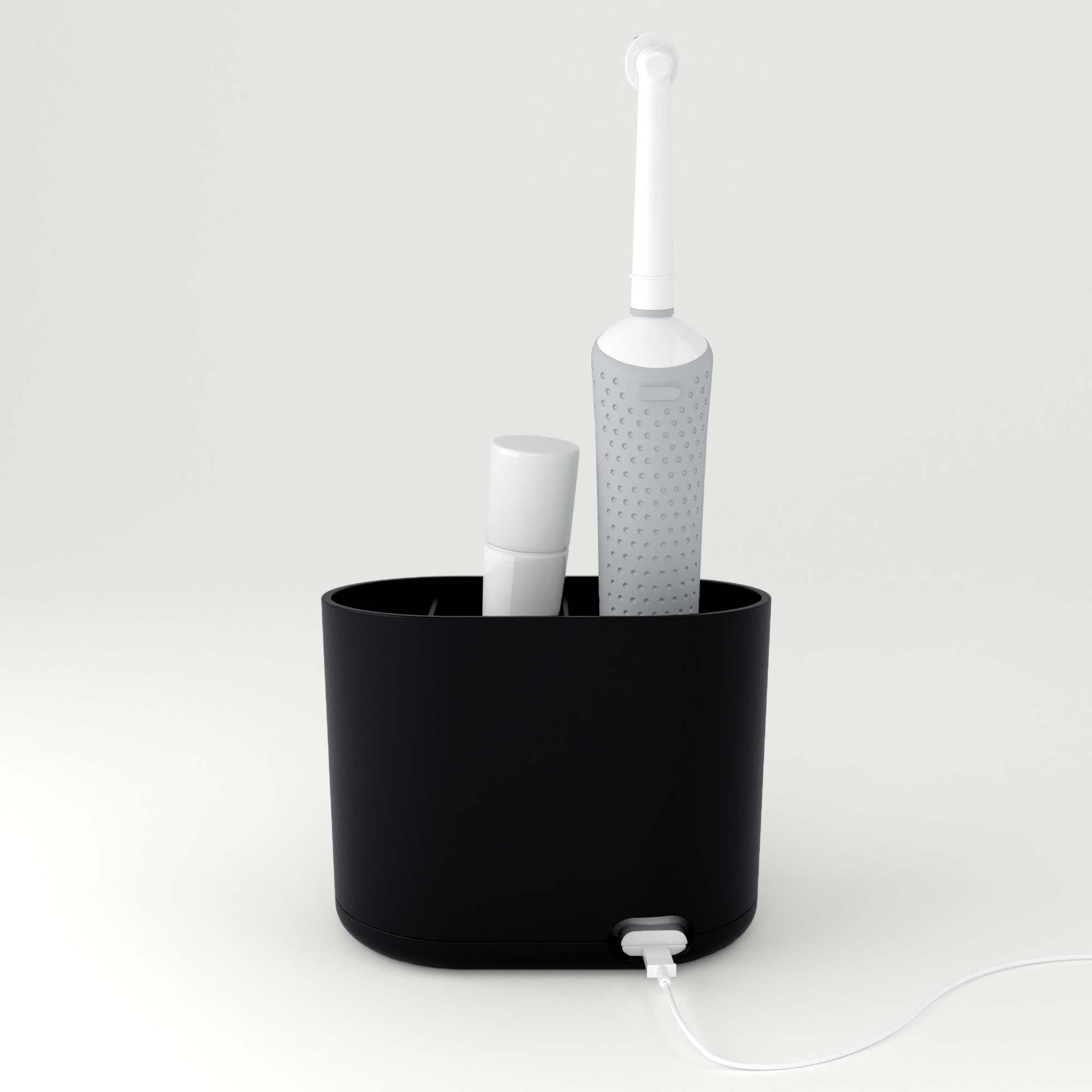 Suporte para escovas de dentes preto Sensea Easy - 5