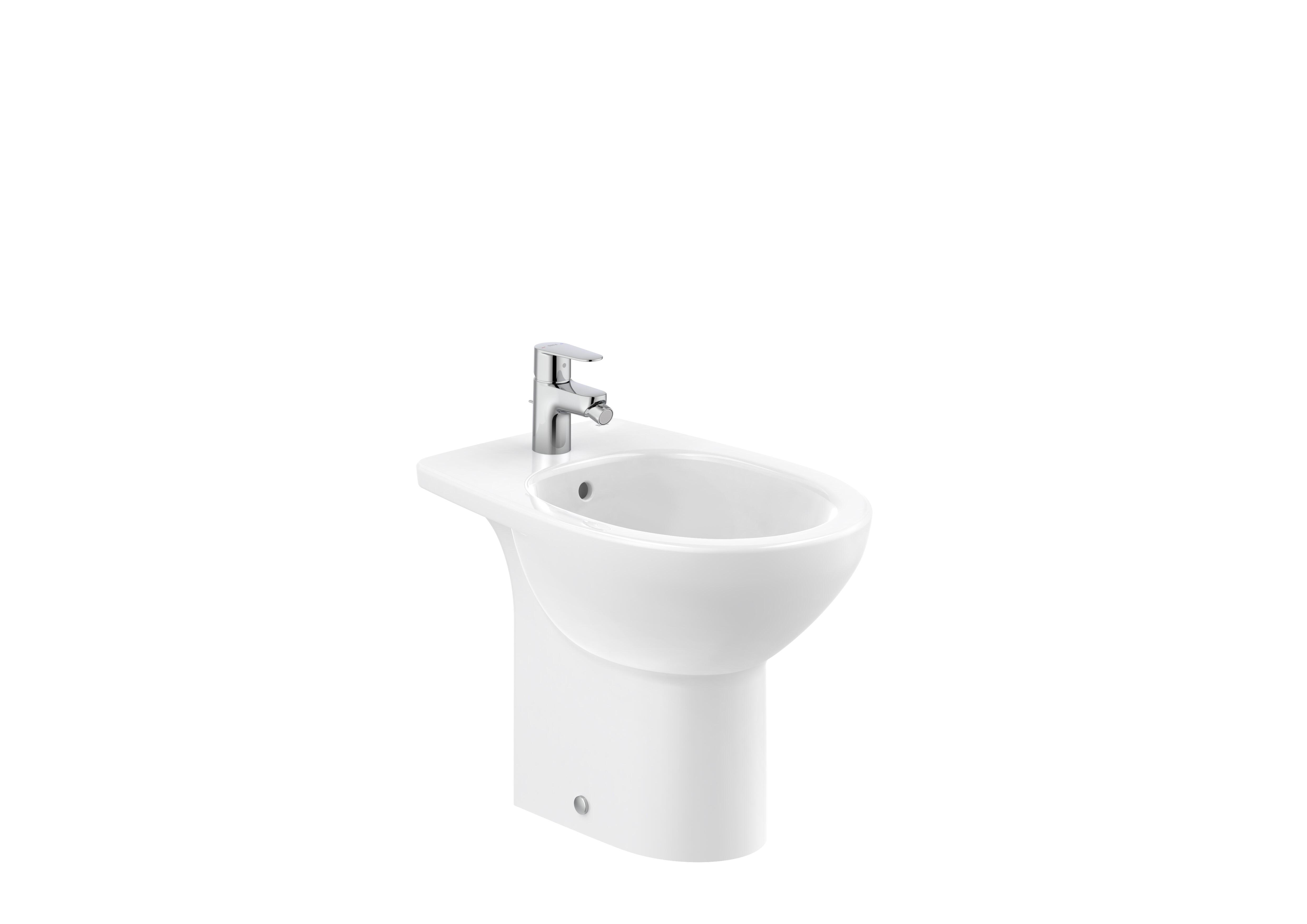 Bidé blanco mitos roca
